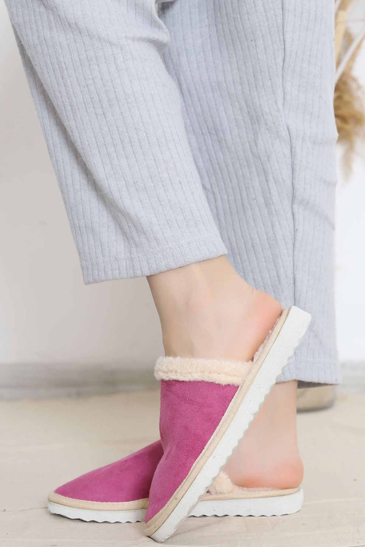 Süet Terlik Fuşya - 15561.264.