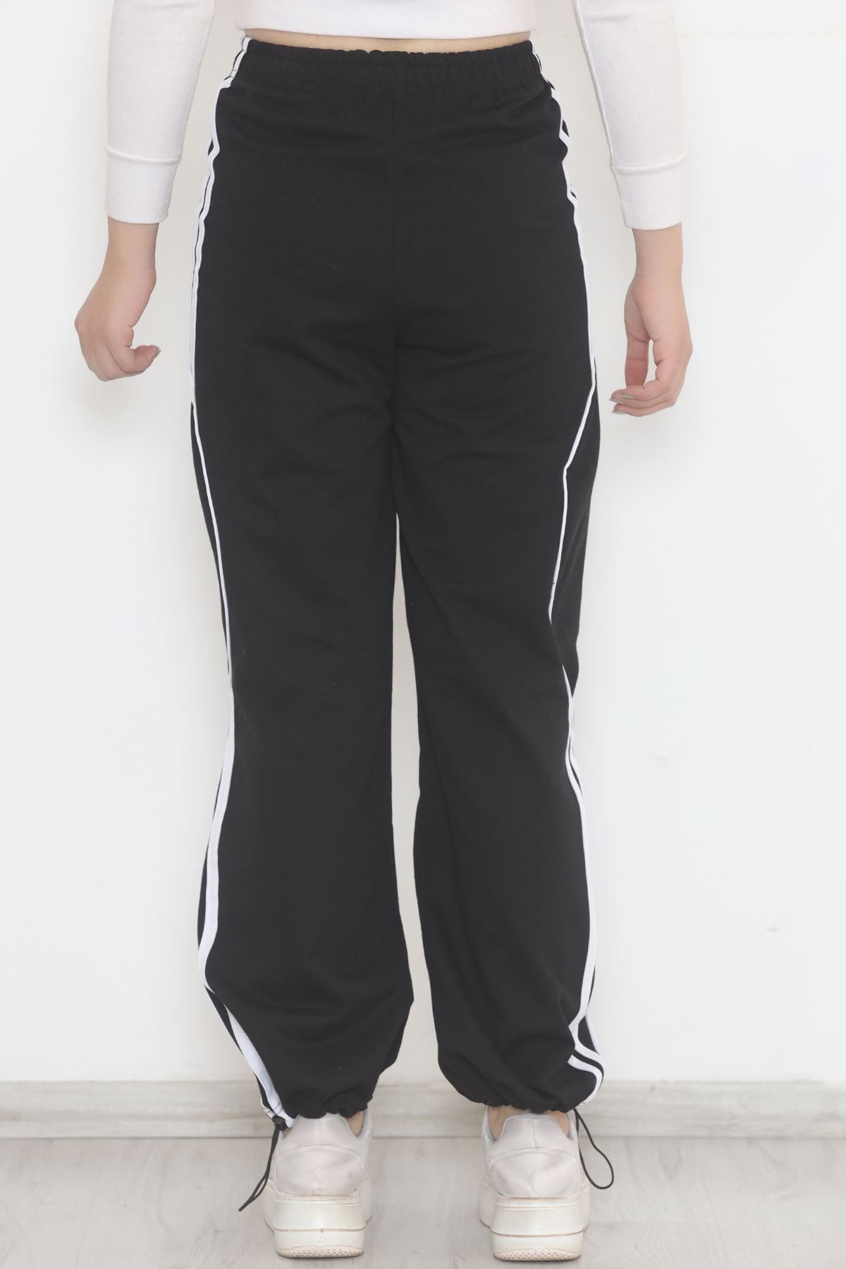 Paça Lastikli Eşofman Altı Siyah - 12586.1567.