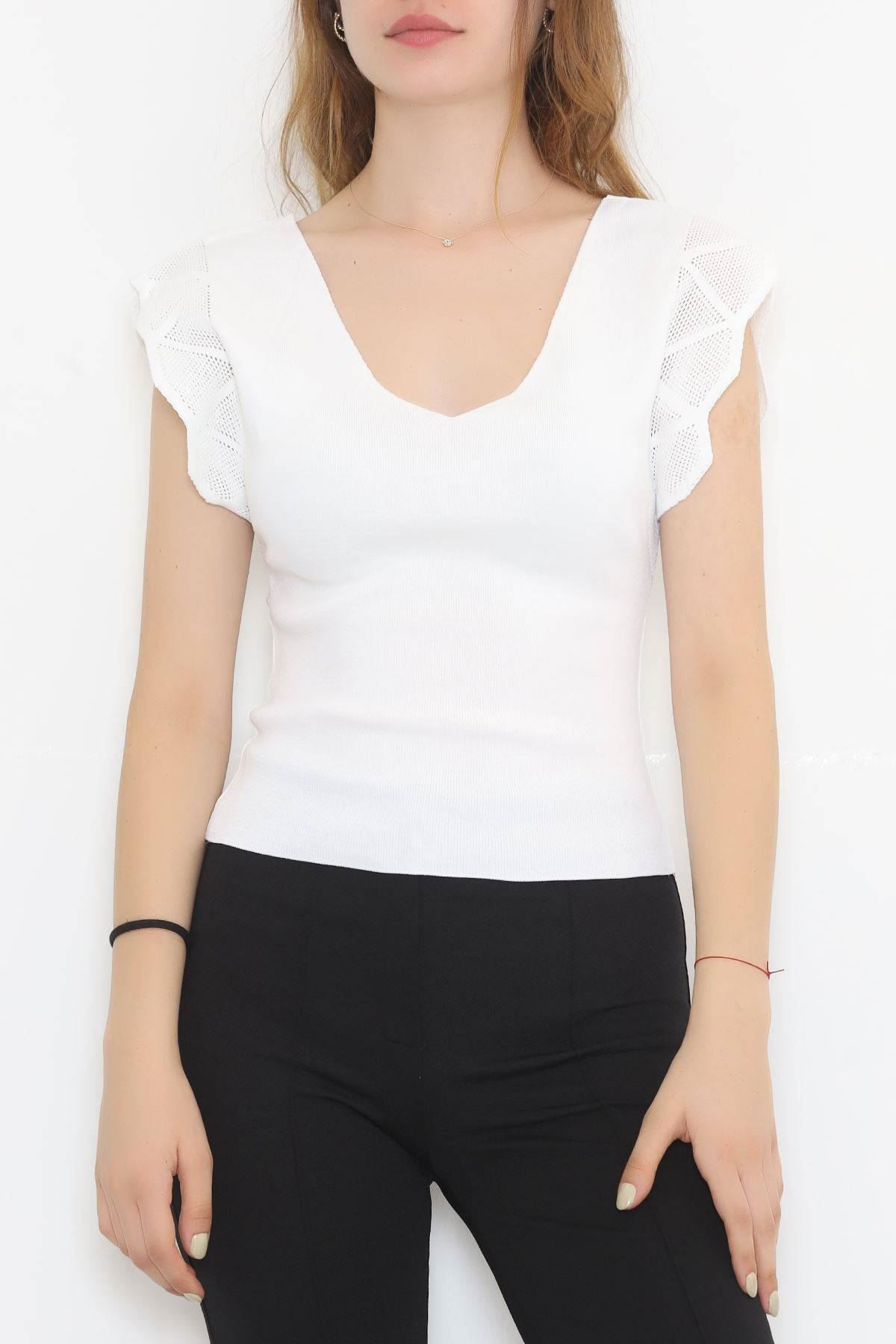 Sıfır Kol Triko Ekru - 959.1019.