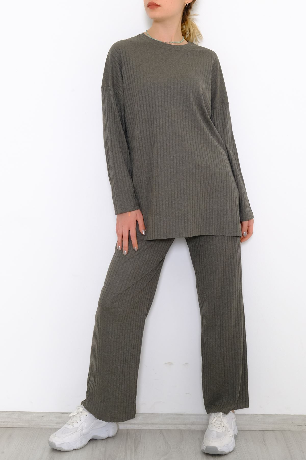 Uzun Kol Fitilli Takım Haki - 10147.1567.