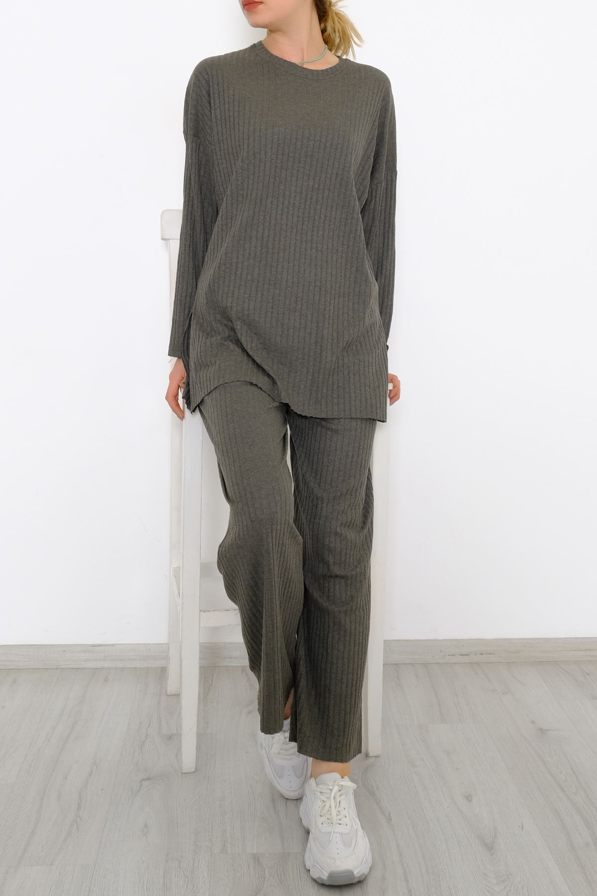 Uzun Kol Fitilli Takım Haki - 10147.1567.