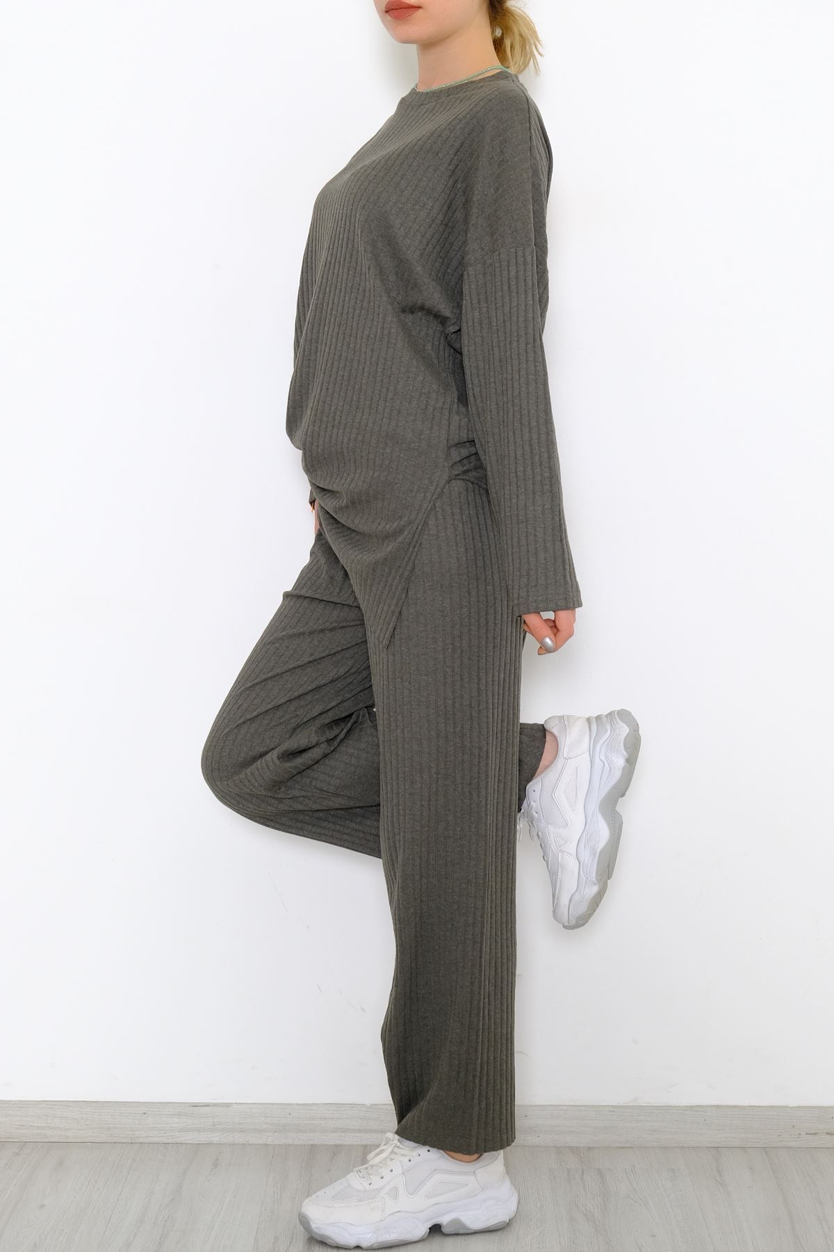 Uzun Kol Fitilli Takım Haki - 10147.1567.