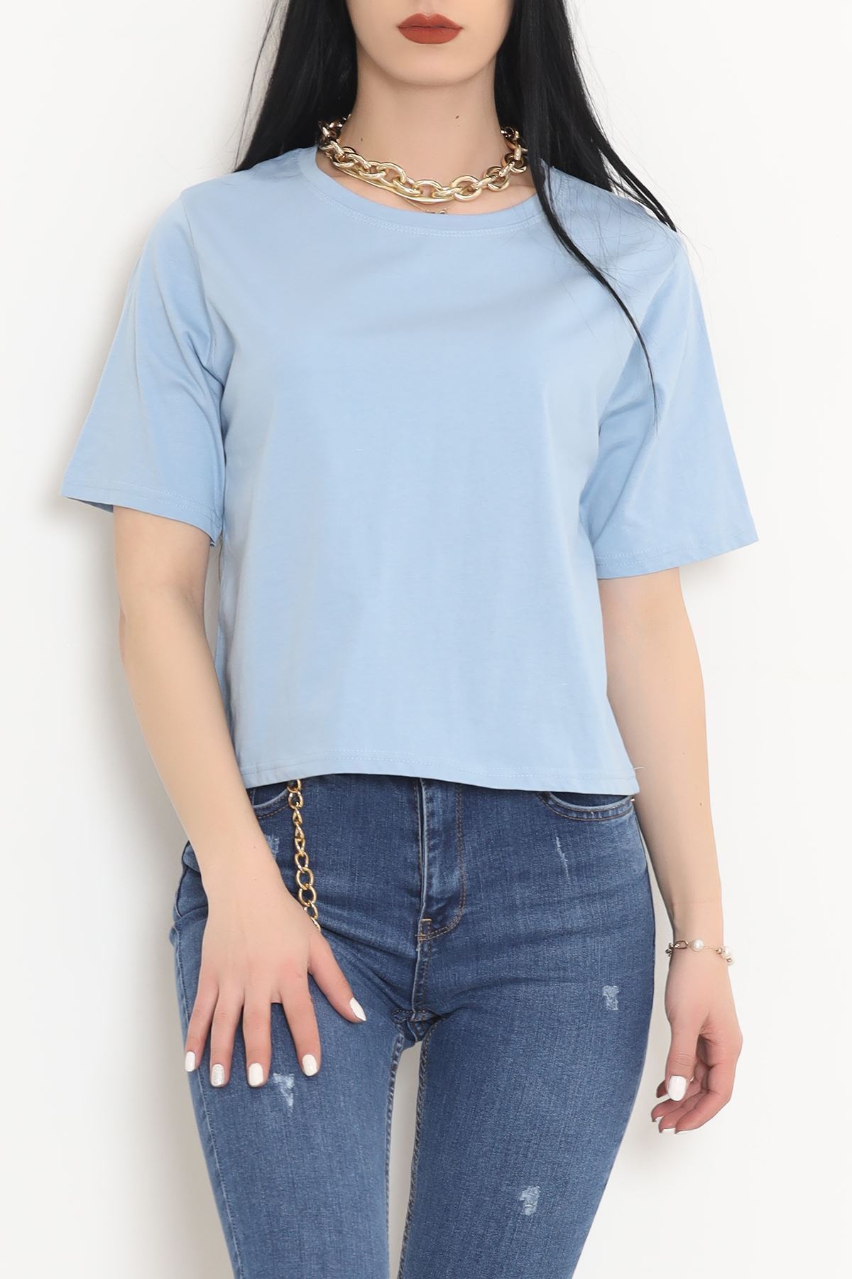 Bisiklet Yaka Tişört Bebemavi - 3643.105.