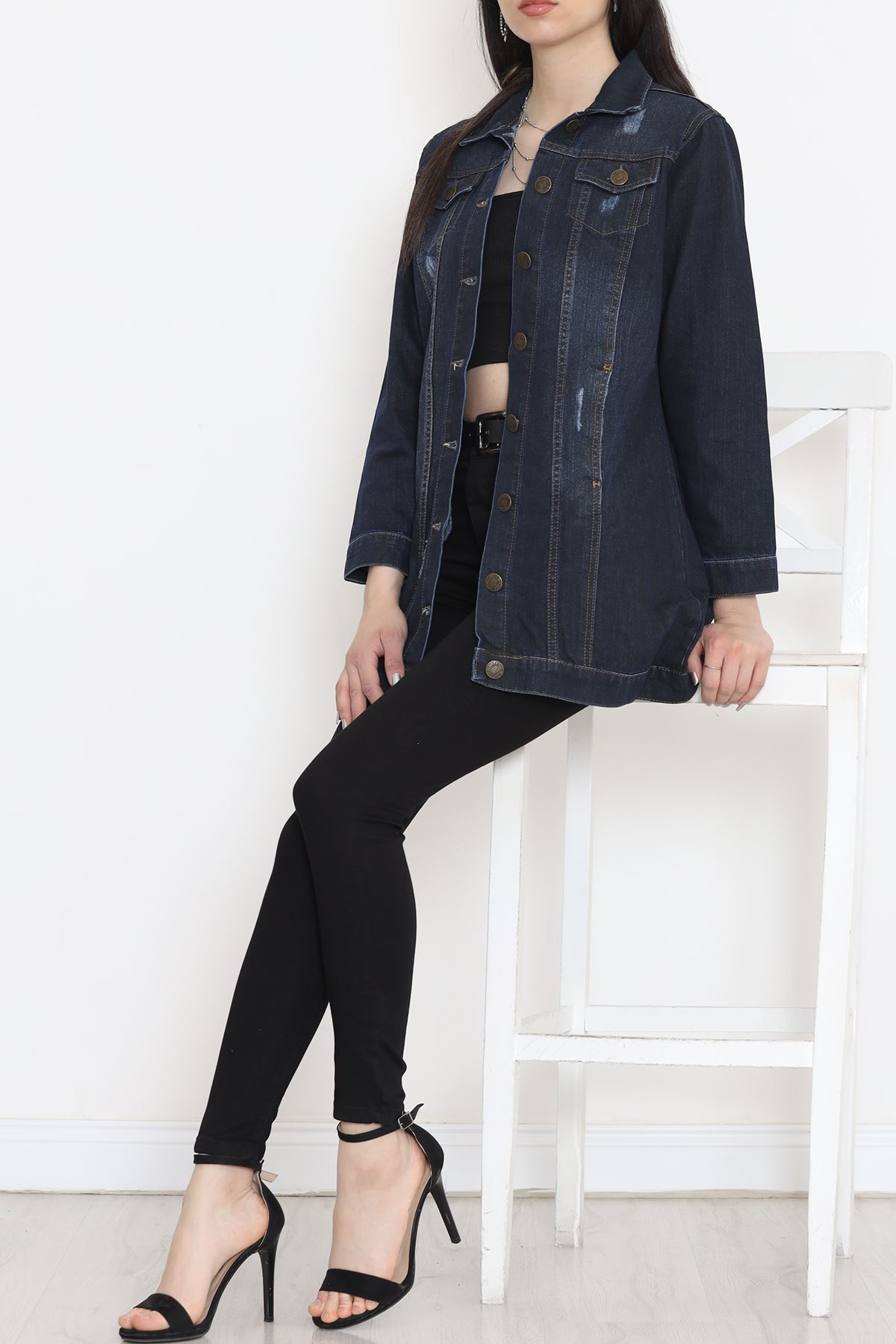 Lazerli Kot Ceket Koyulaci - 18261.1831.