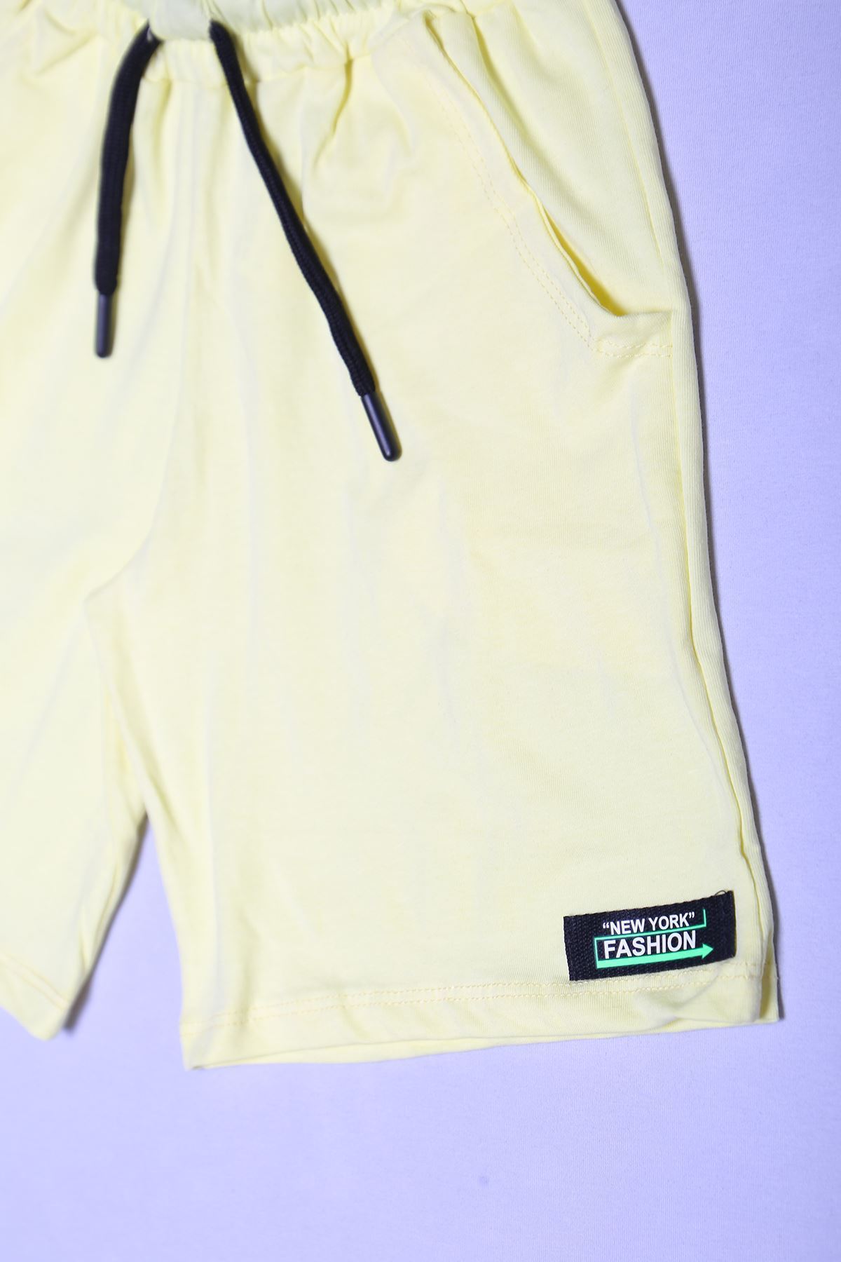 6-9 Yaş Çocuk Şort Sarı - 18085.1567.