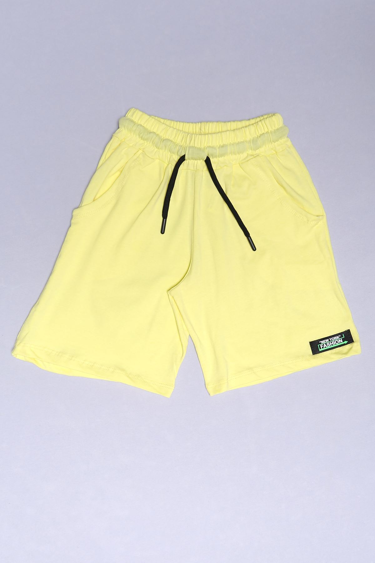 6-9 Yaş Çocuk Şort Sarı - 18085.1567.