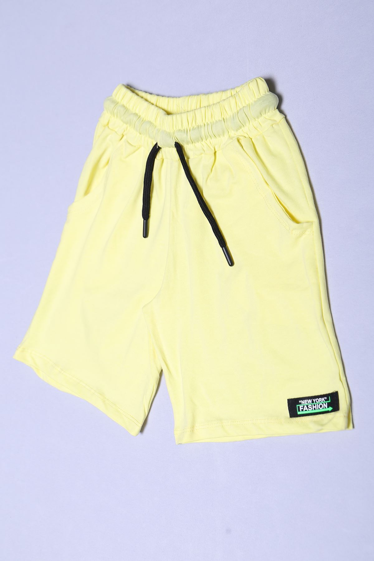 6-9 Yaş Çocuk Şort Sarı - 18085.1567.