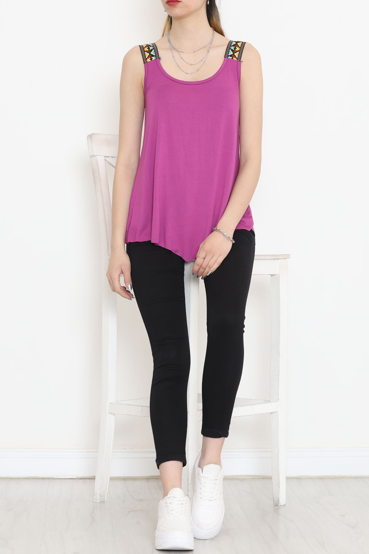 Askılı Atlet Mor - 18158.599.