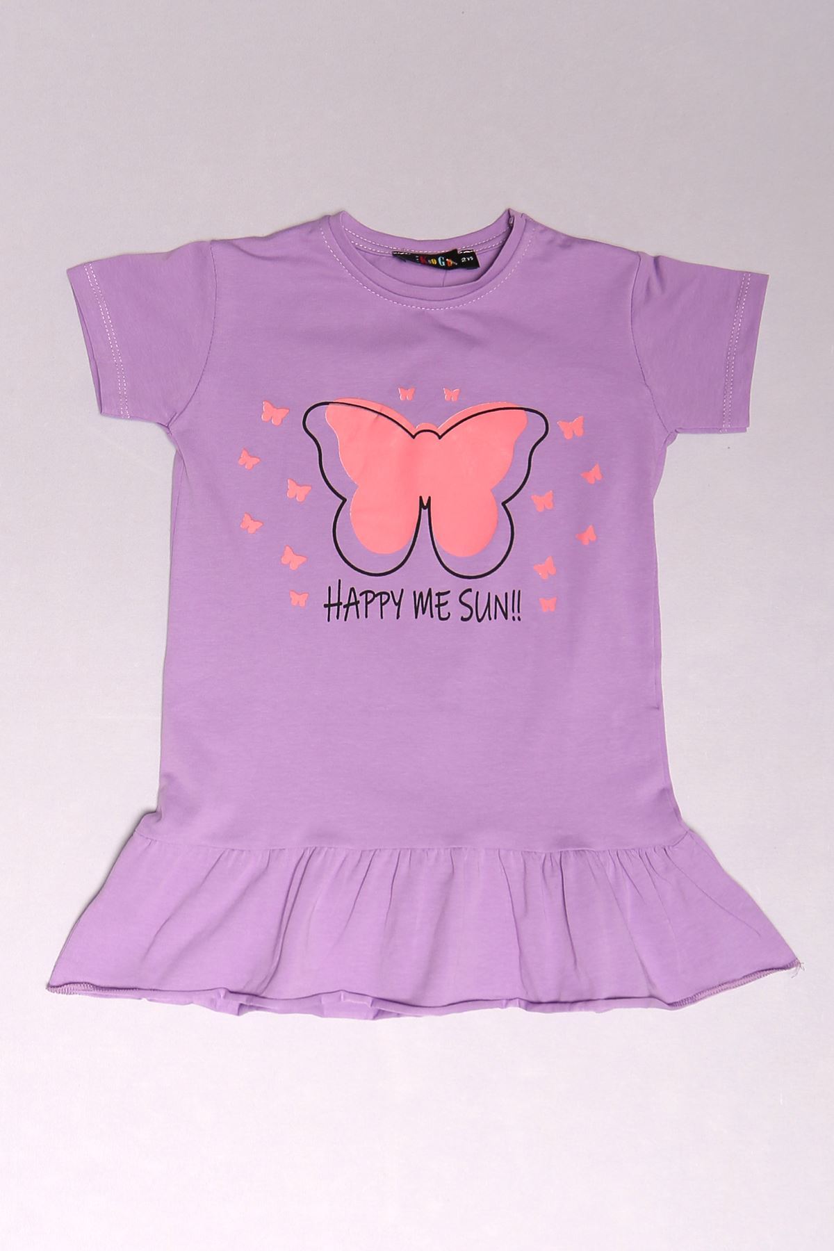 2-5 Yaş Çocuk Elbise Lila - 18093.1567.