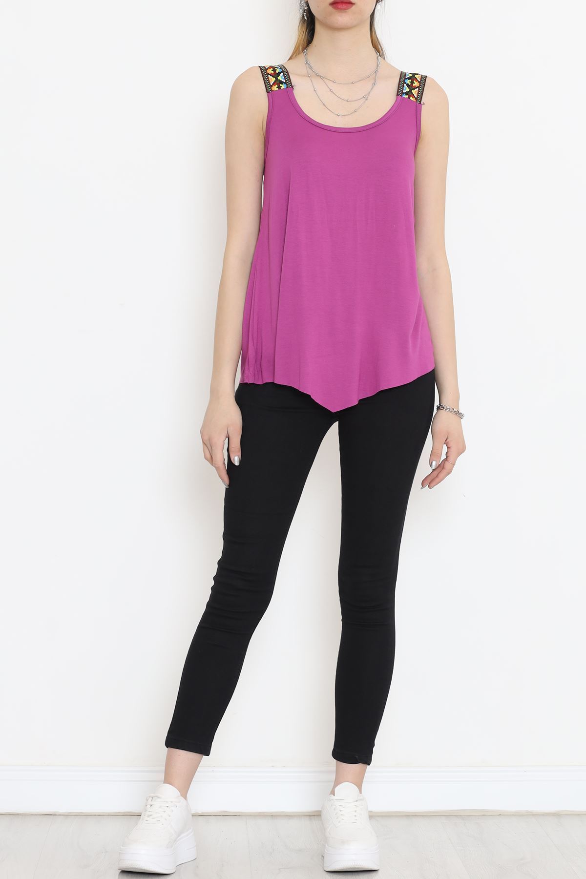 Askılı Atlet Mor - 18158.599.