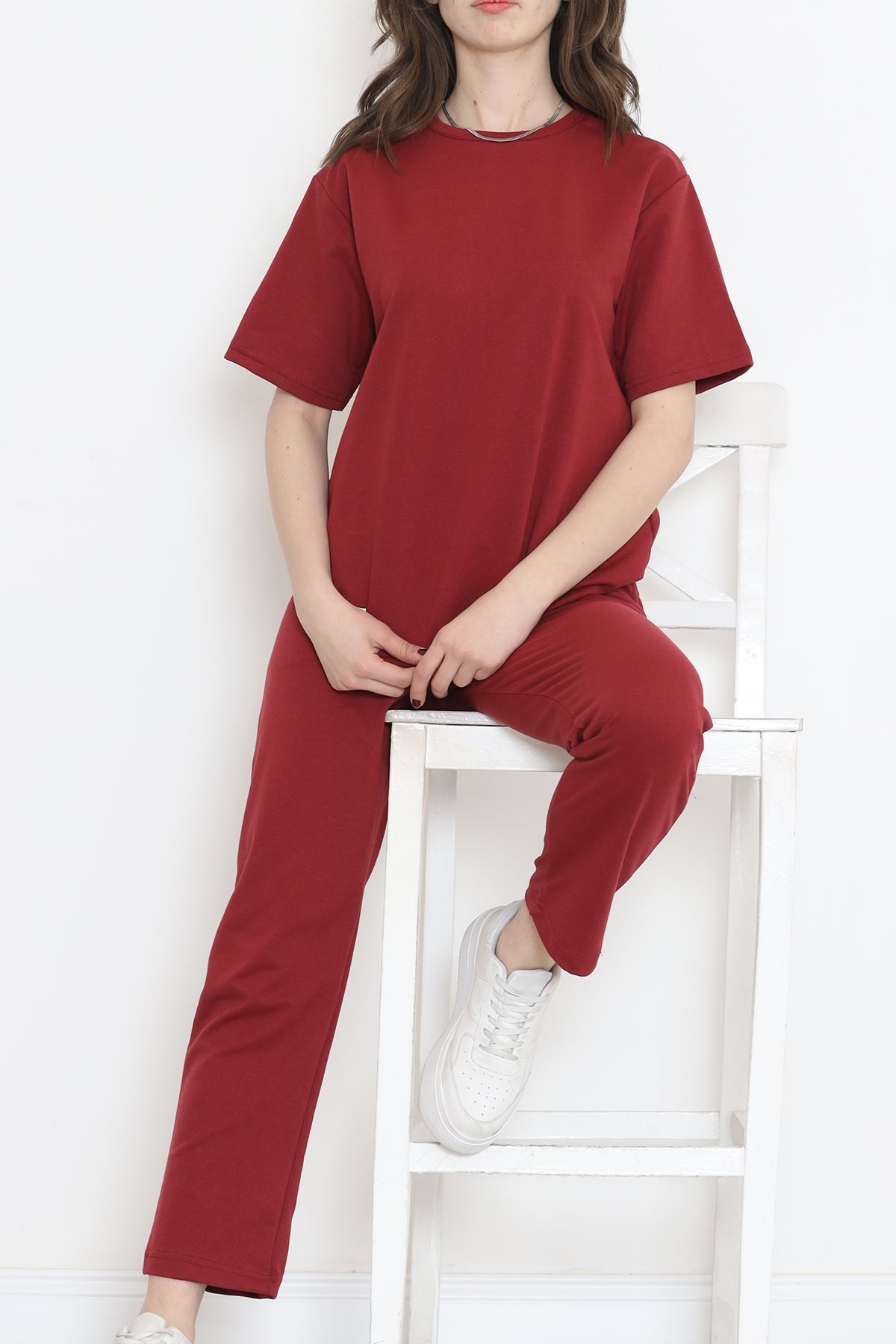 Salaş Kalıp Eşofman Takımı Bordo - 16608.5238.