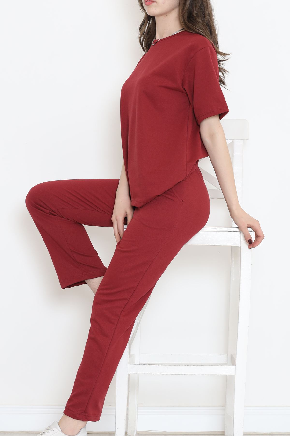 Salaş Kalıp Eşofman Takımı Bordo - 16608.5238.