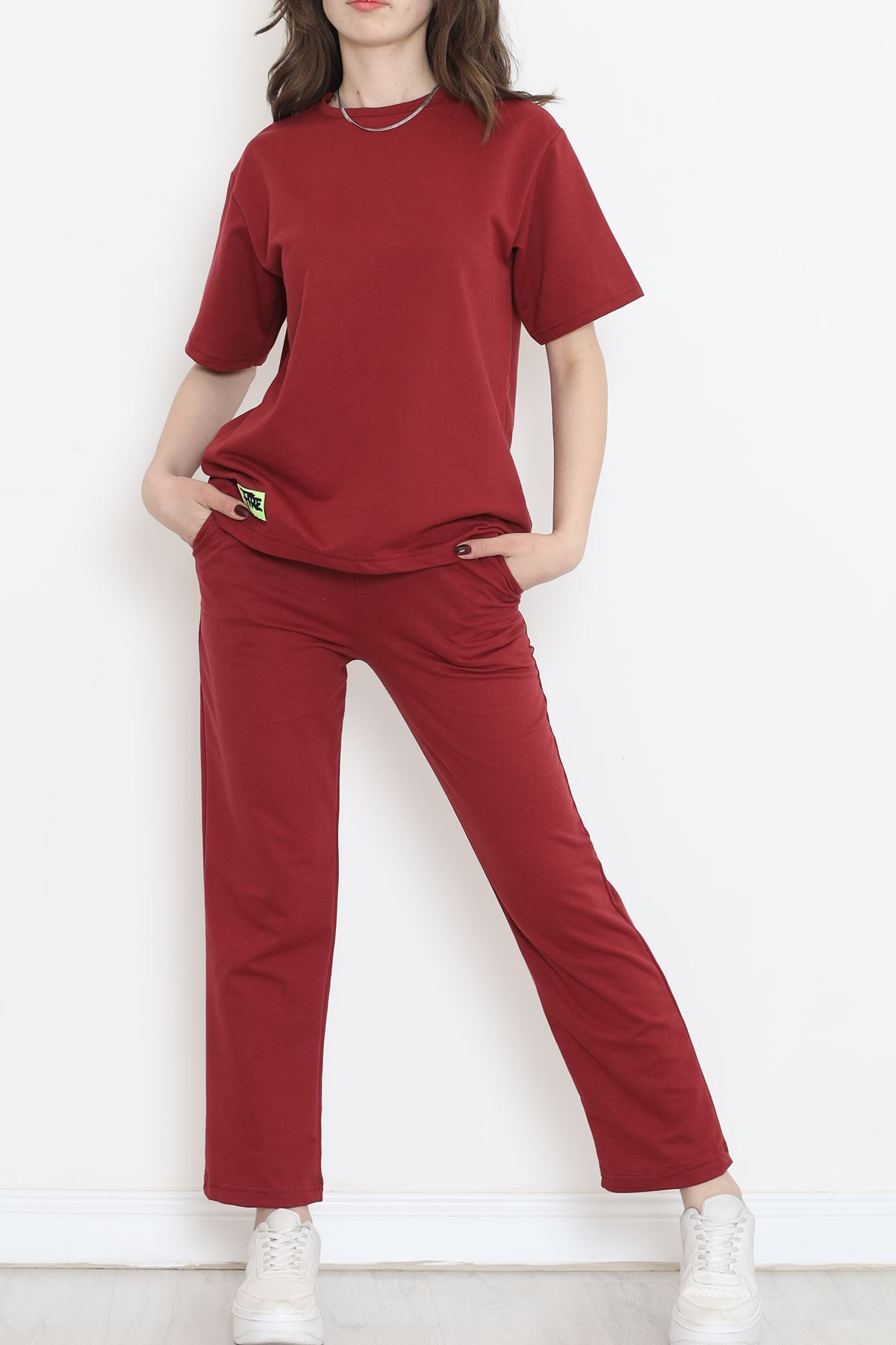 Salaş Kalıp Eşofman Takımı Bordo - 16608.5238.