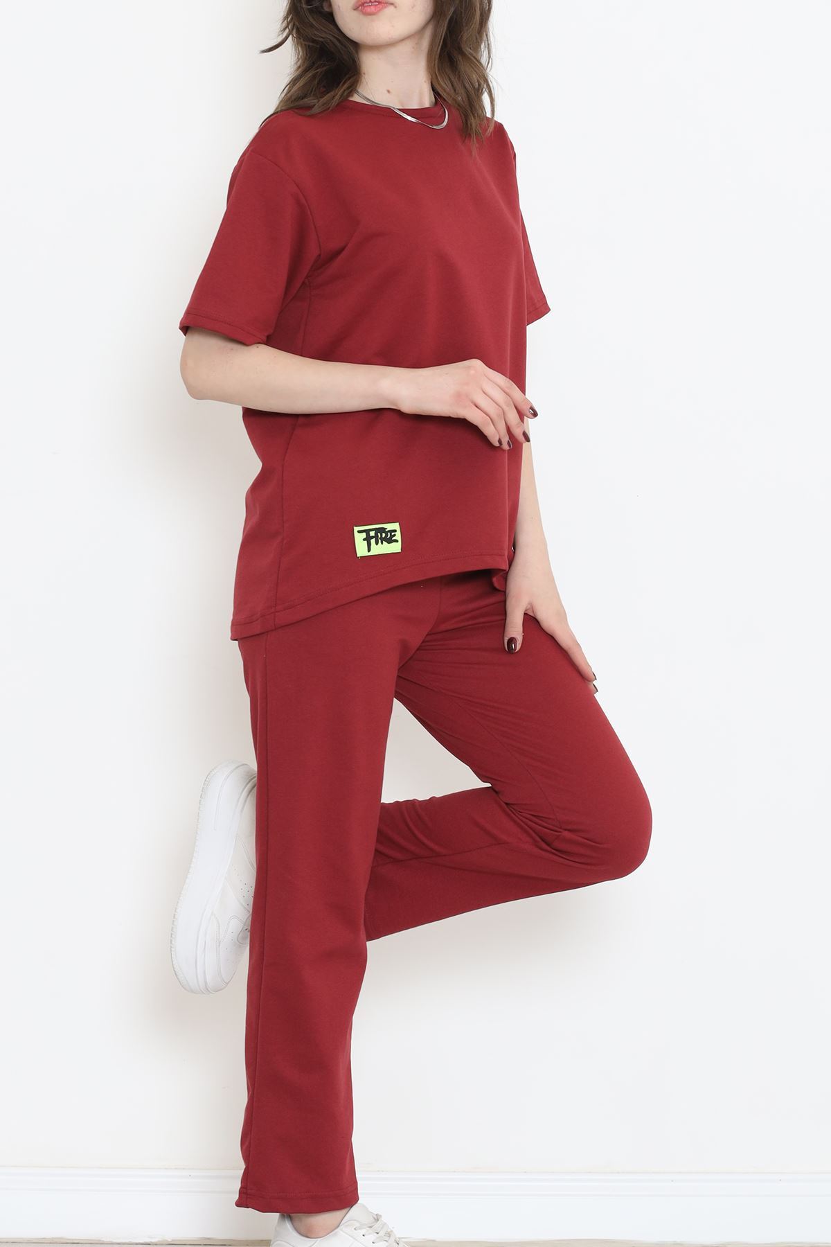 Salaş Kalıp Eşofman Takımı Bordo - 16608.5238.