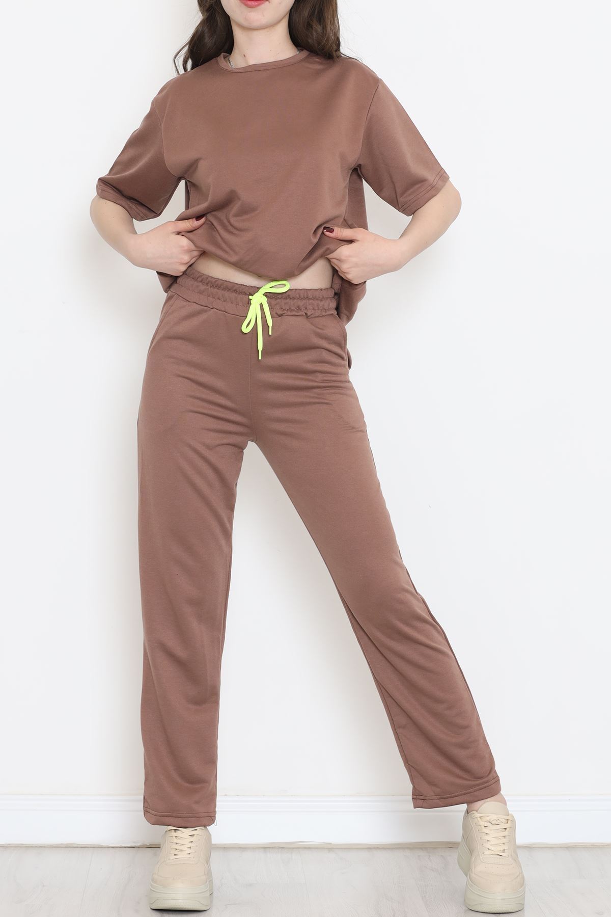 Salaş Kalıp Eşofman Takımı Acıkahve - 16608.5238.