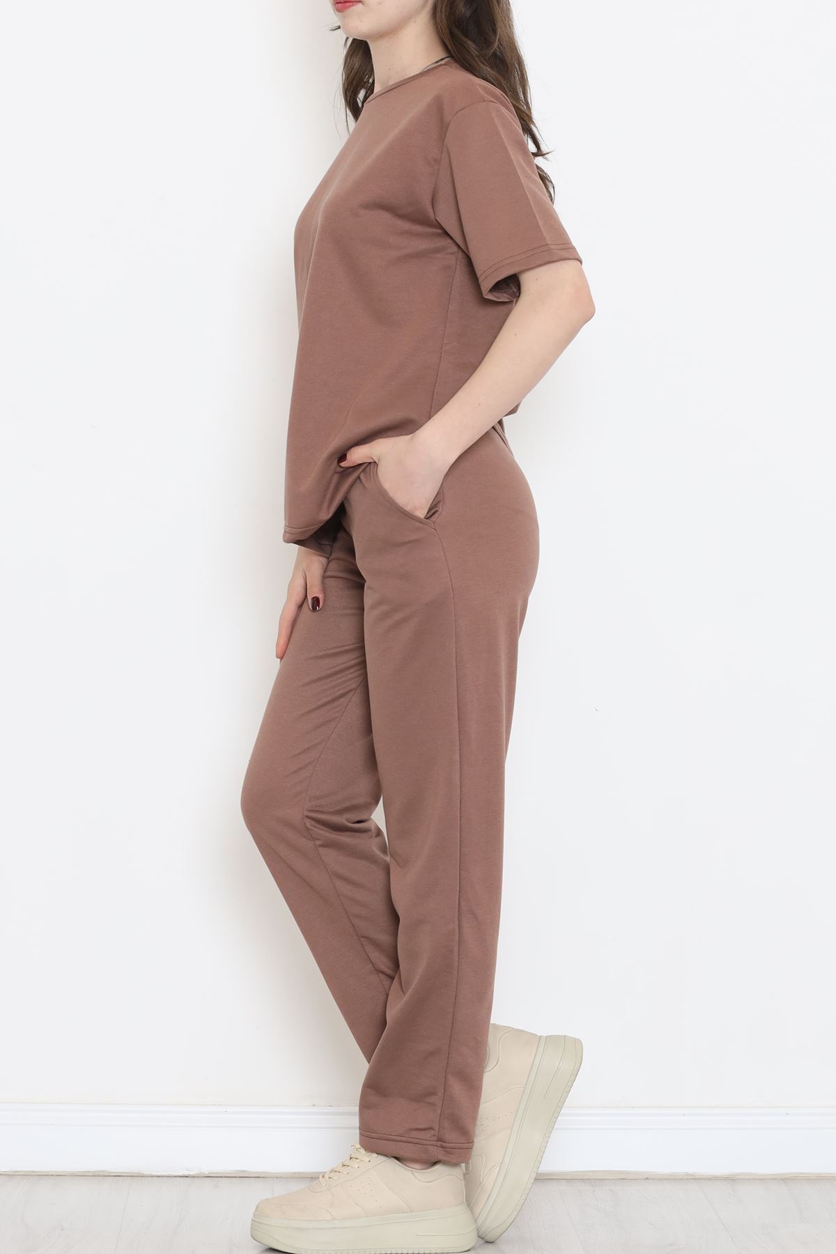 Salaş Kalıp Eşofman Takımı Acıkahve - 16608.5238.