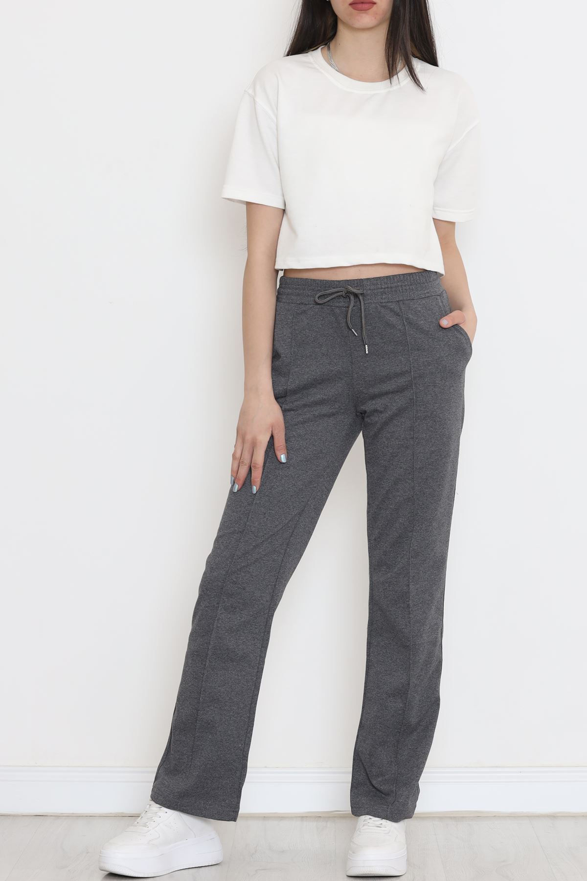 Çımalı Eşofman Altı Füme - 16577.1799.