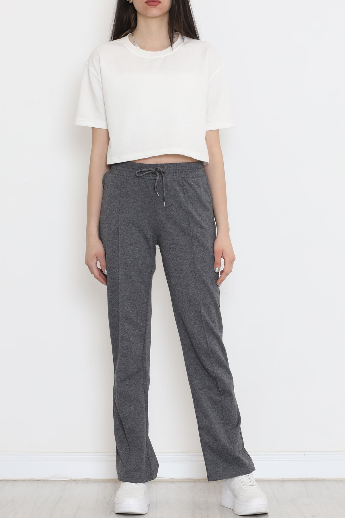 Çımalı Eşofman Altı Füme - 16577.1799.