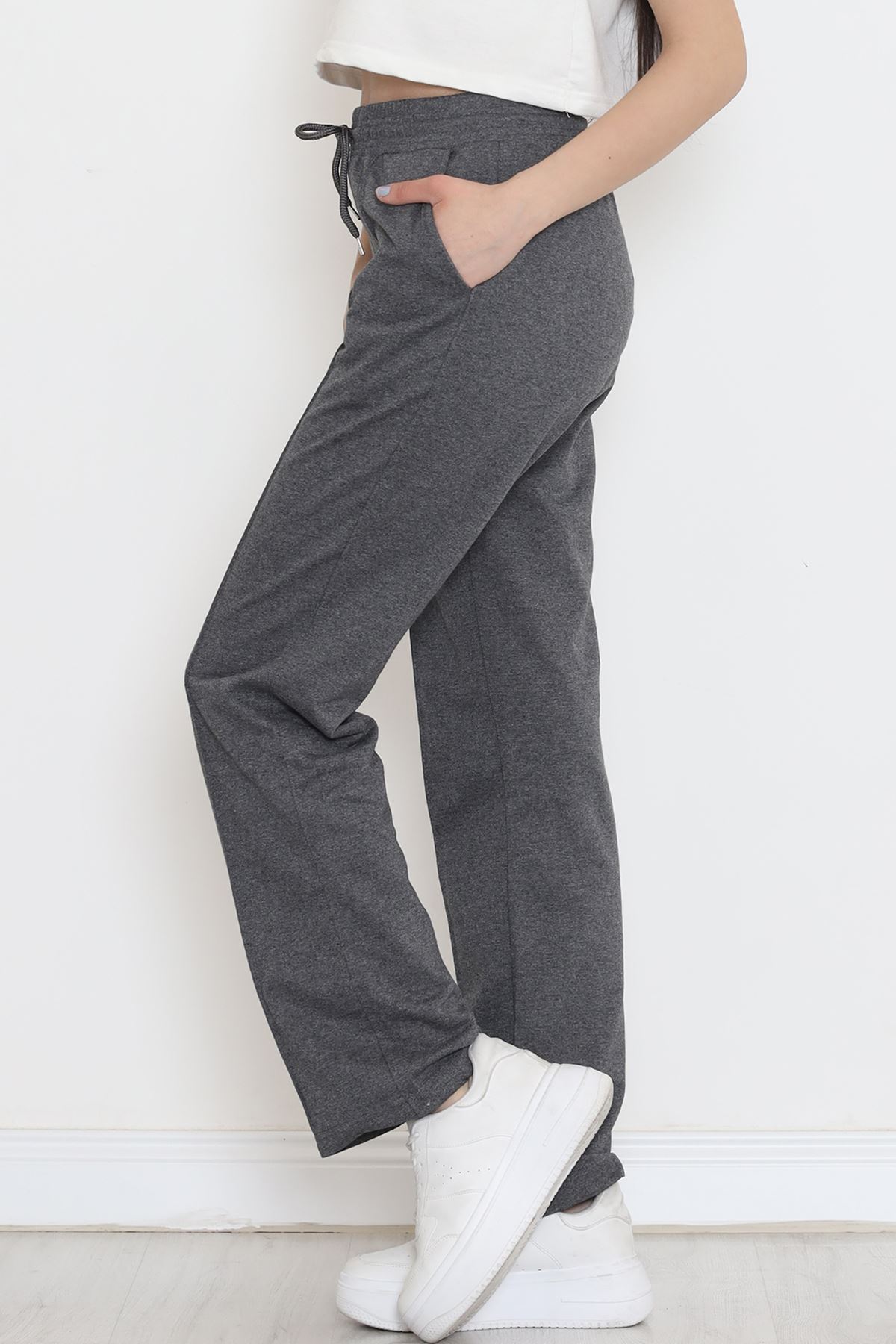 Çımalı Eşofman Altı Füme - 16577.1799.