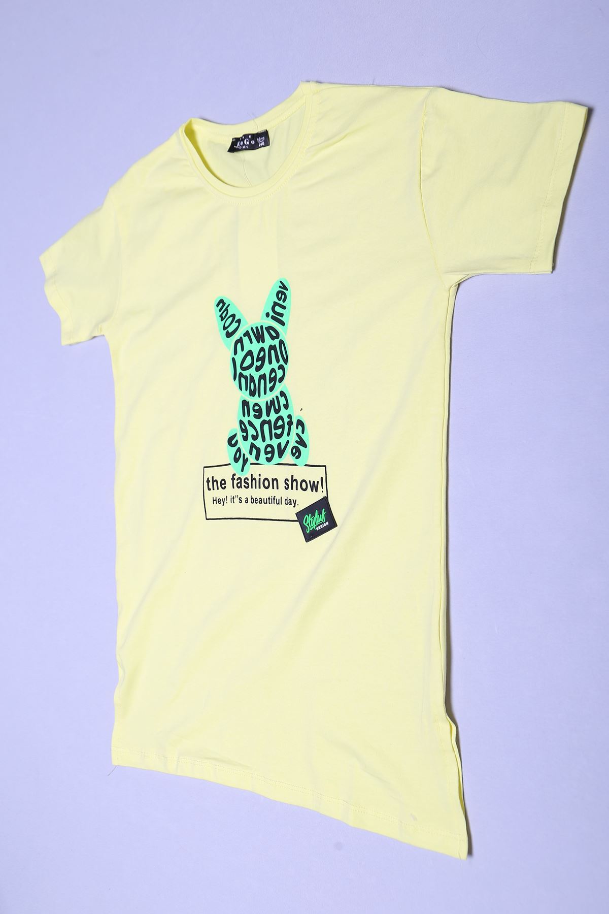 10-16 Yaş Çocuk Tişört Sarı - 17783.1567.