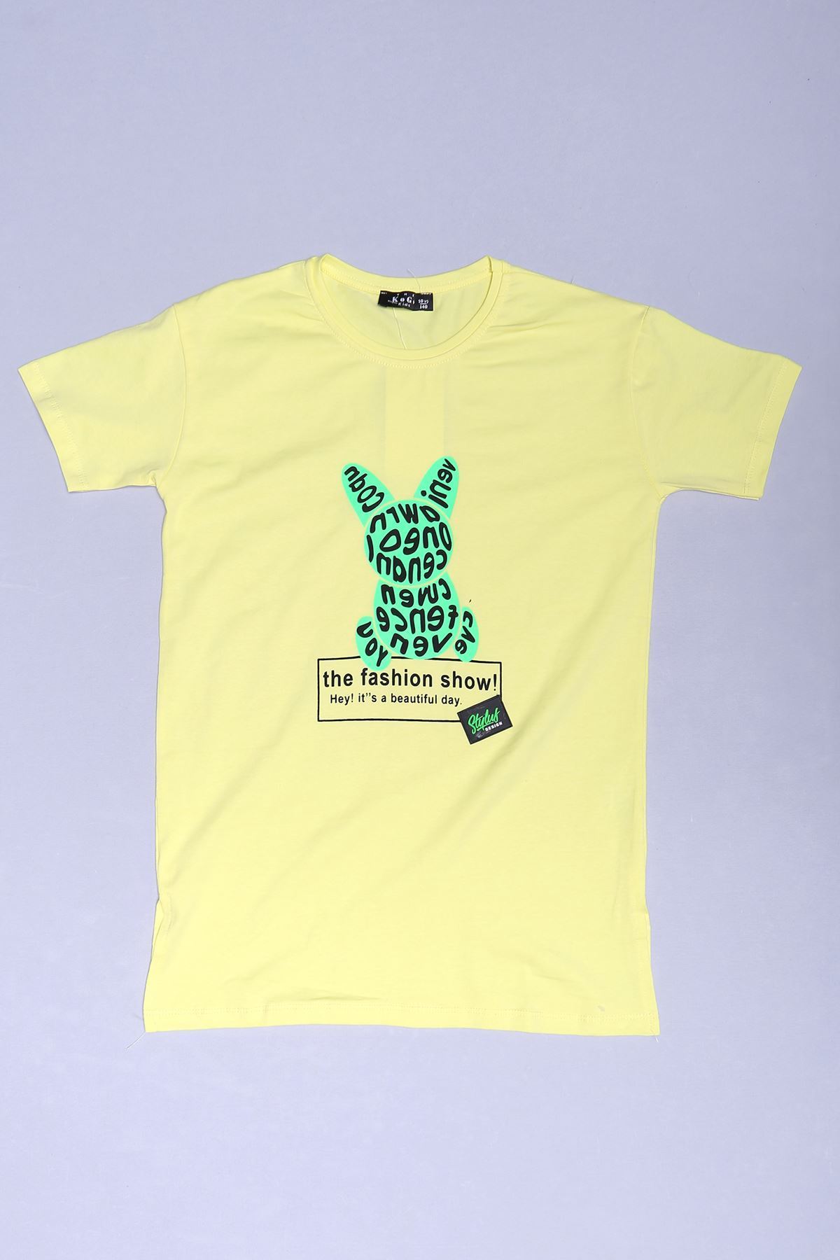 10-16 Yaş Çocuk Tişört Sarı - 17783.1567.