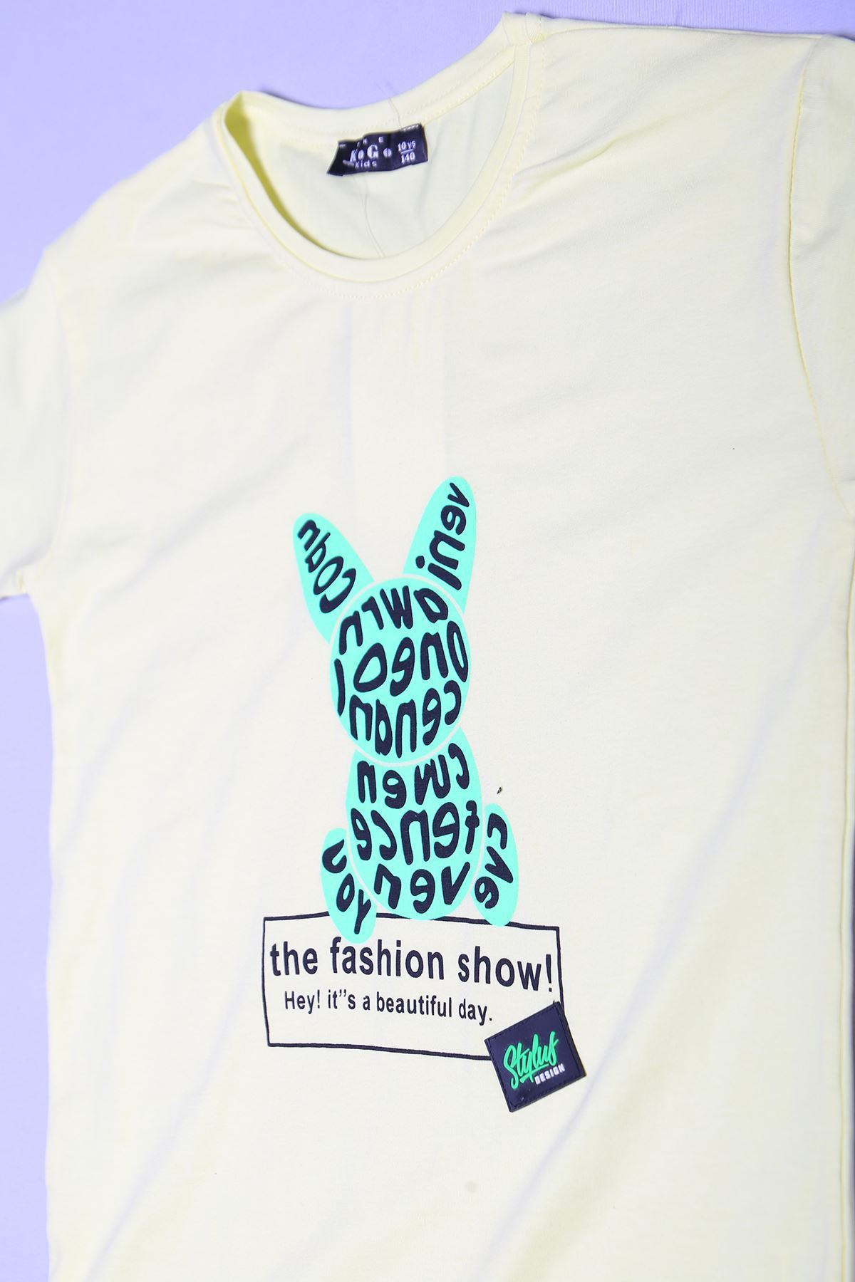 10-16 Yaş Çocuk Tişört Sarı - 17783.1567.