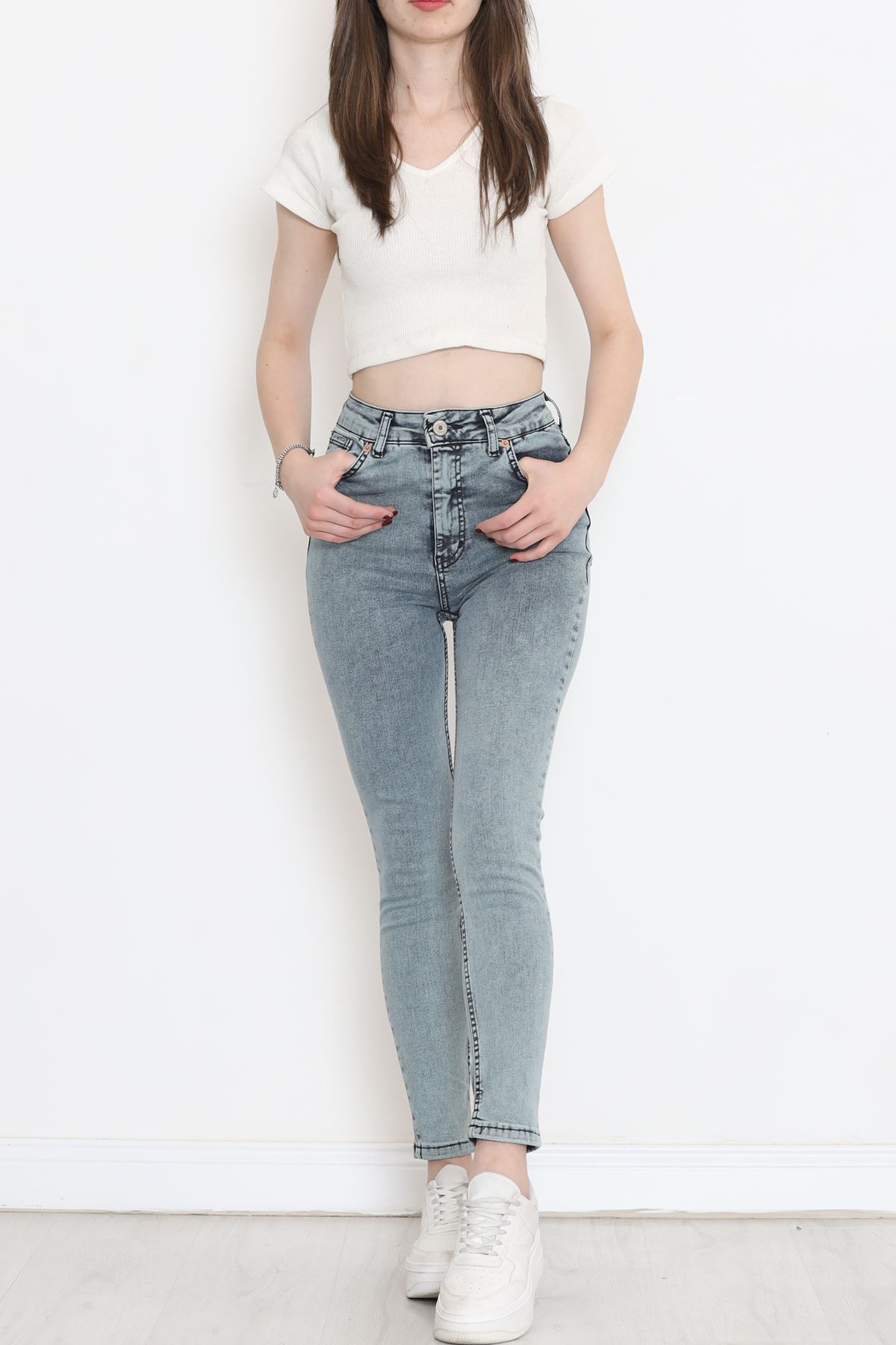 Süper Likra Kot Pantolon Açıkmavi1 - 18200.1431.