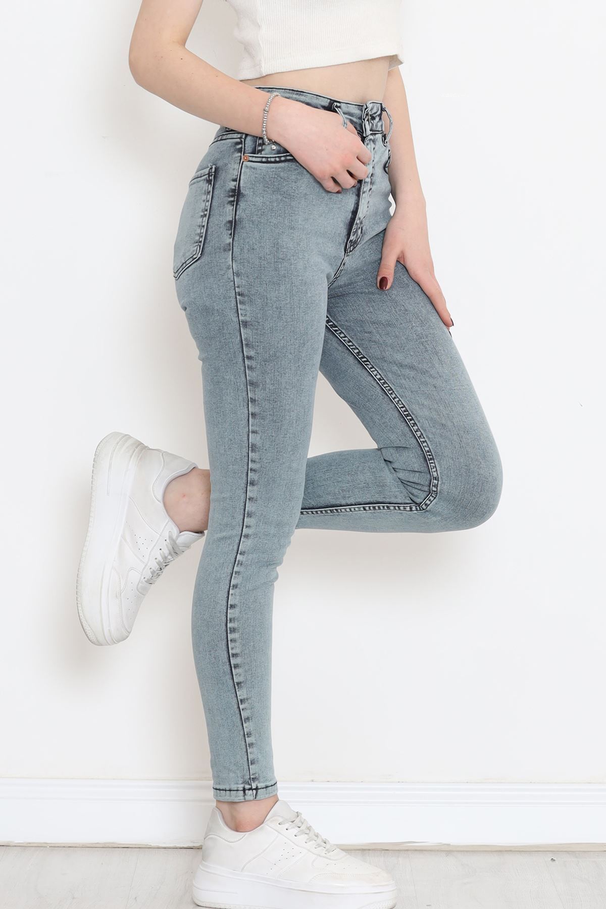 Süper Likra Kot Pantolon Açıkmavi1 - 18200.1431.