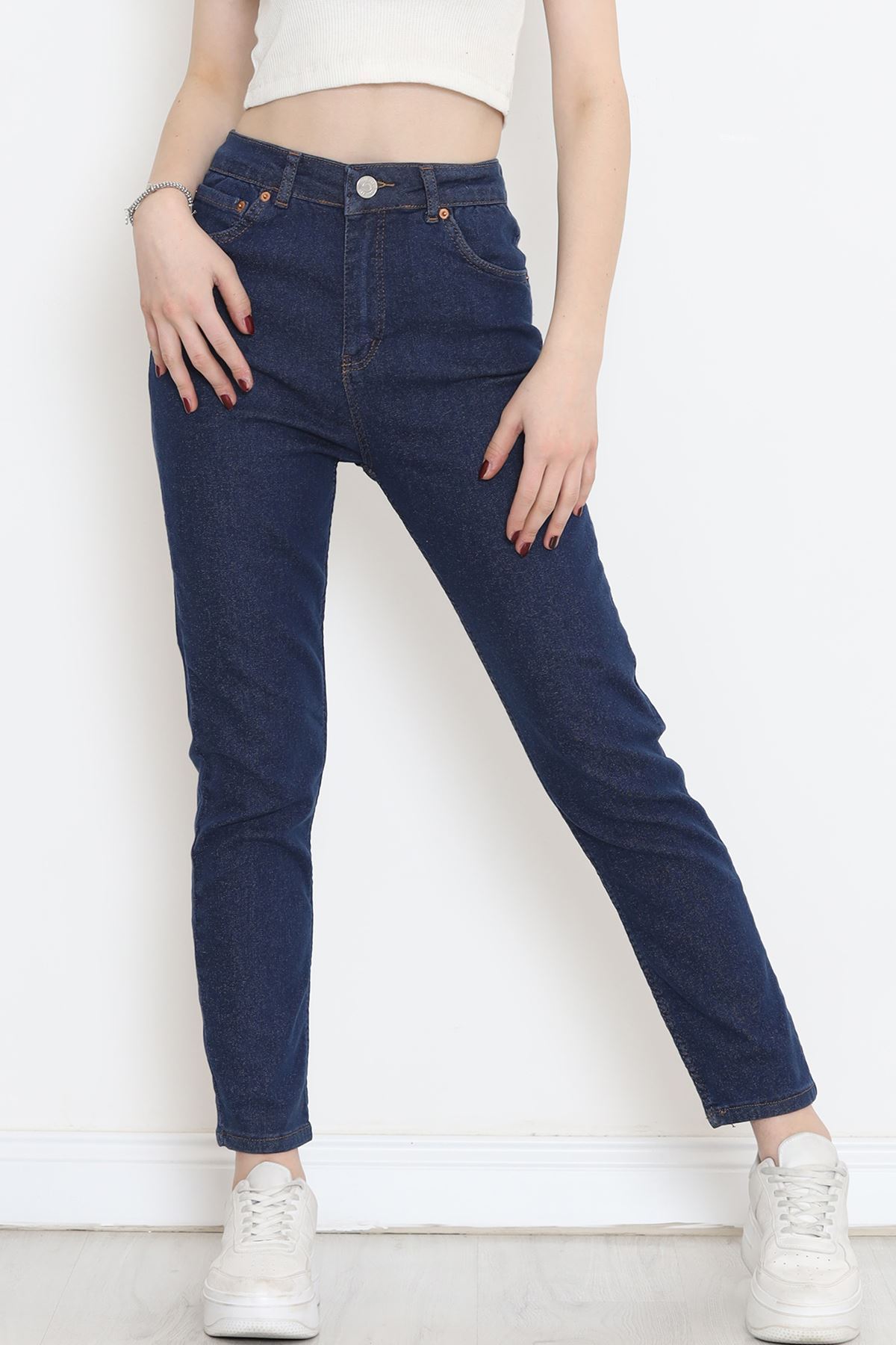 Süper Likra Kot Pantolon Mavi3 - 18200.1431.