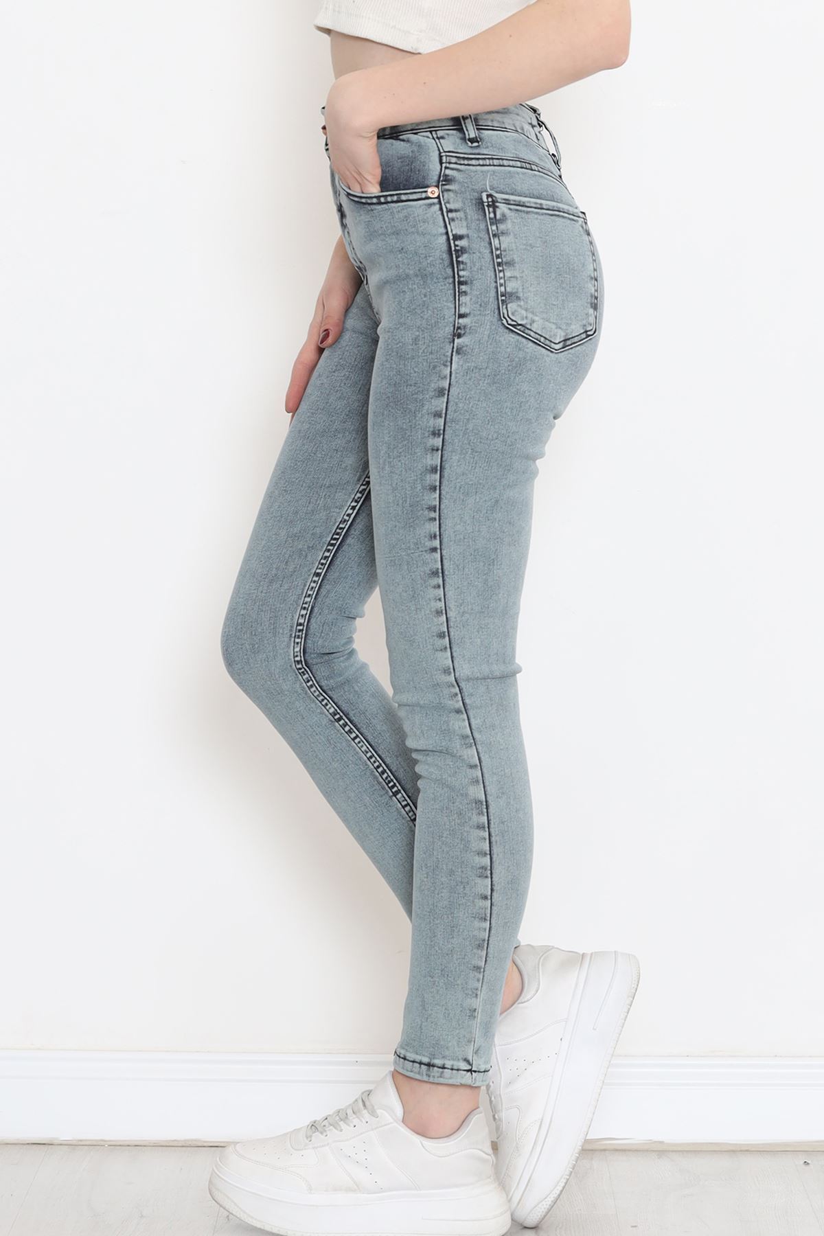 Süper Likra Kot Pantolon Açıkmavi1 - 18200.1431.