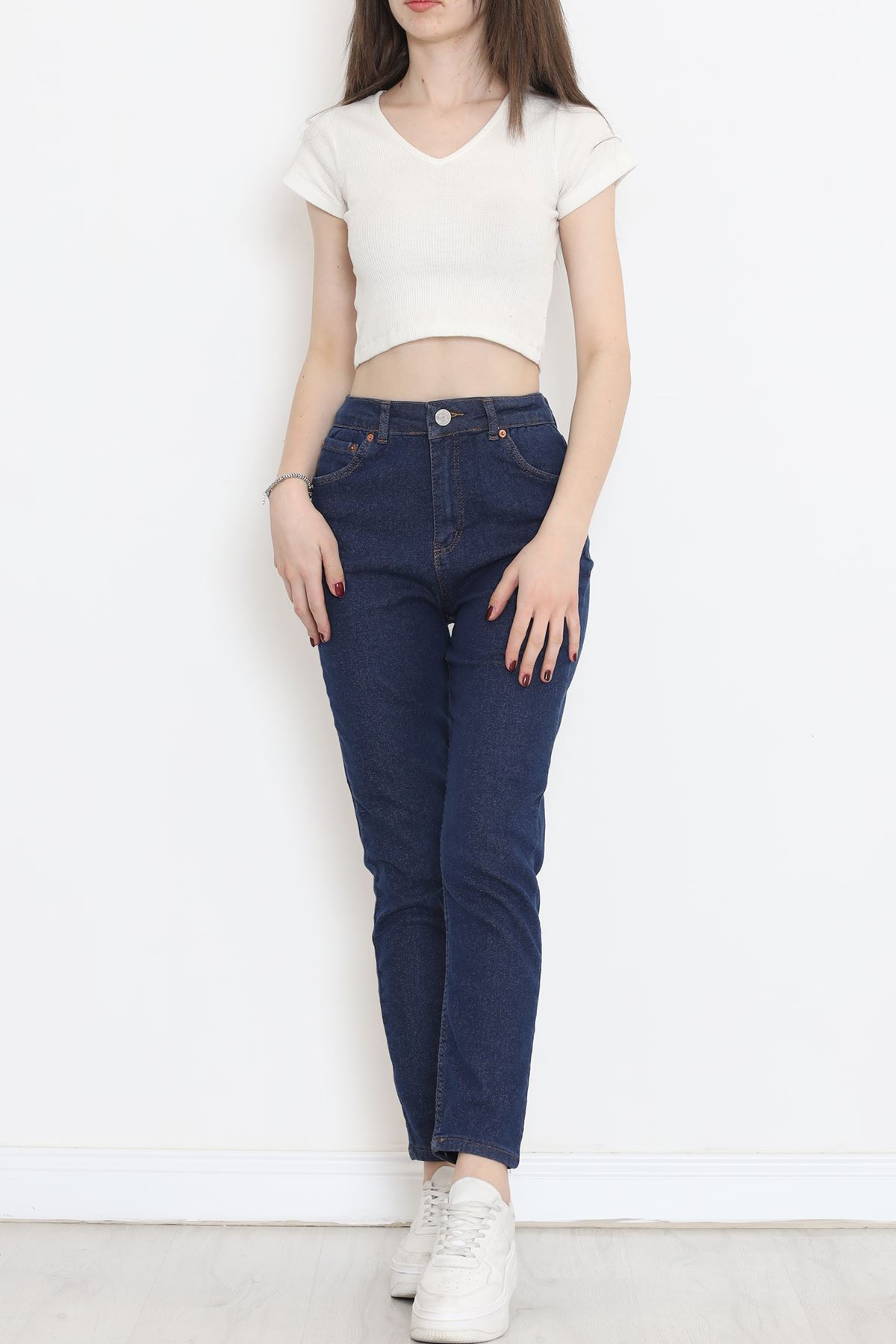 Süper Likra Kot Pantolon Mavi3 - 18200.1431.