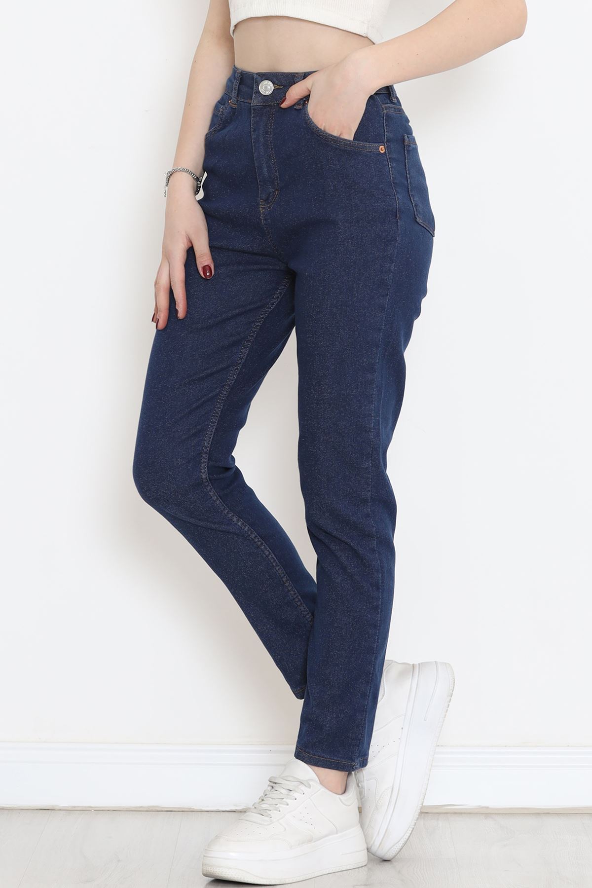 Süper Likra Kot Pantolon Mavi3 - 18200.1431.