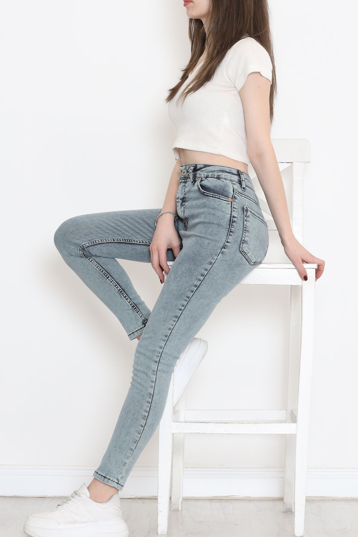 Süper Likra Kot Pantolon Açıkmavi1 - 18200.1431.