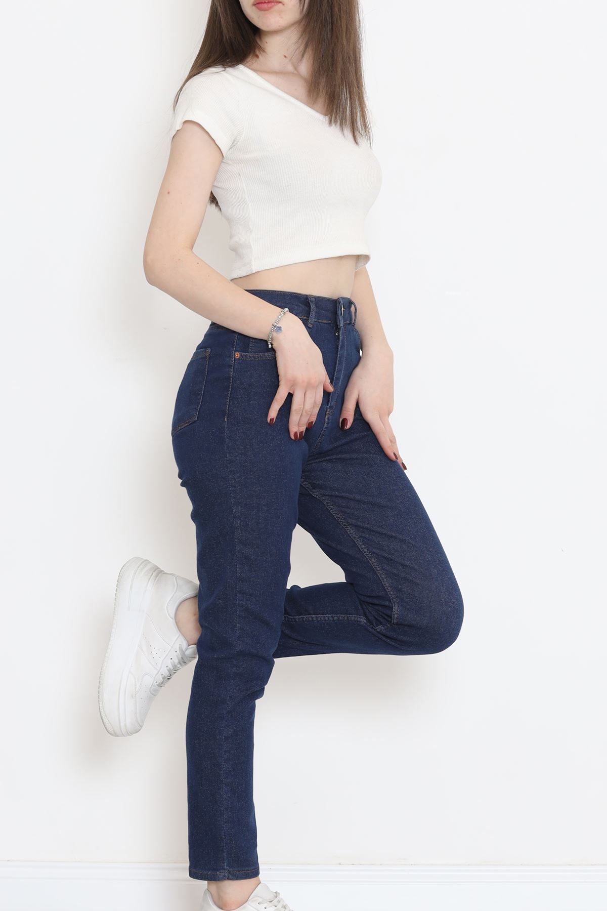 Süper Likra Kot Pantolon Mavi3 - 18200.1431.