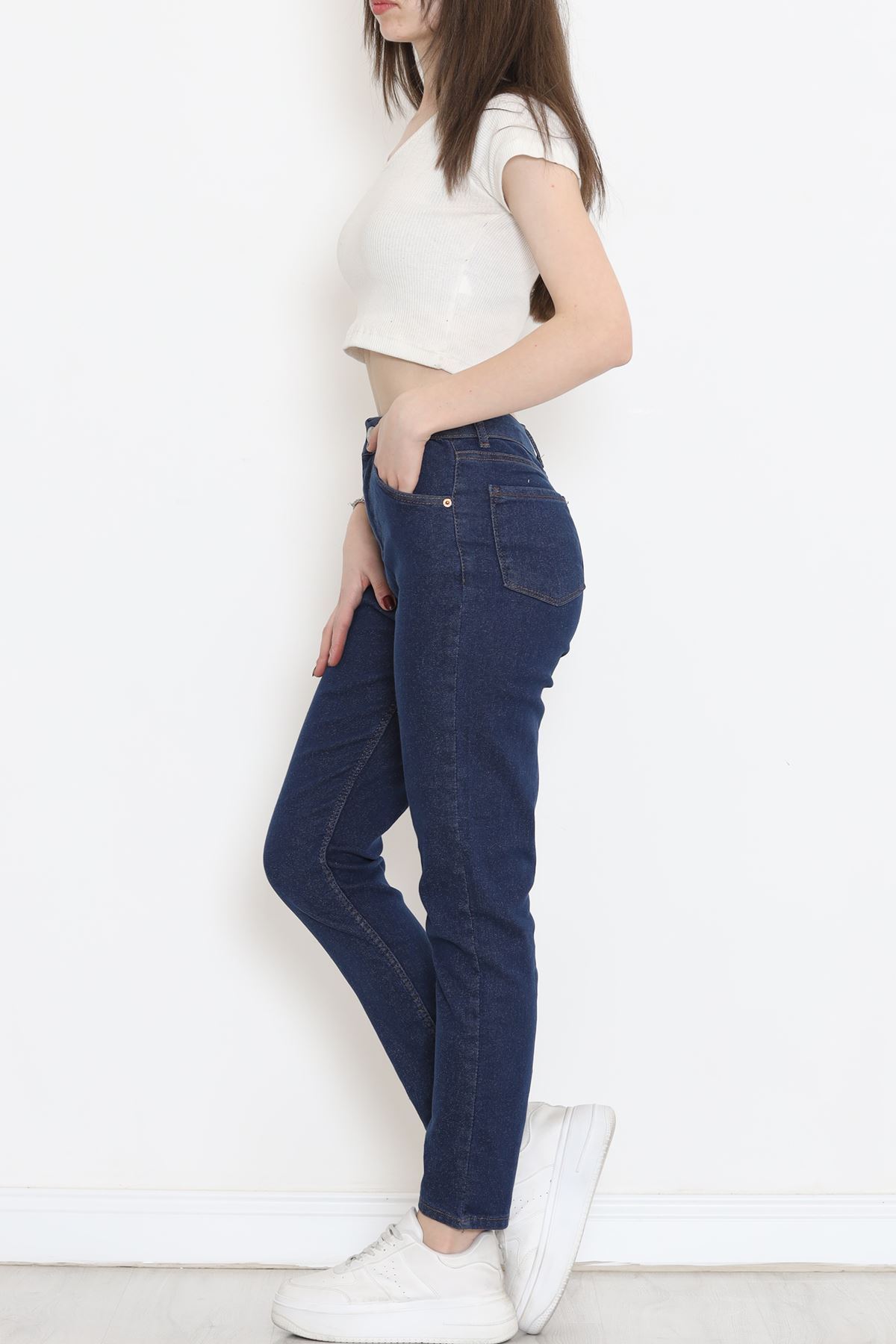 Süper Likra Kot Pantolon Mavi3 - 18200.1431.