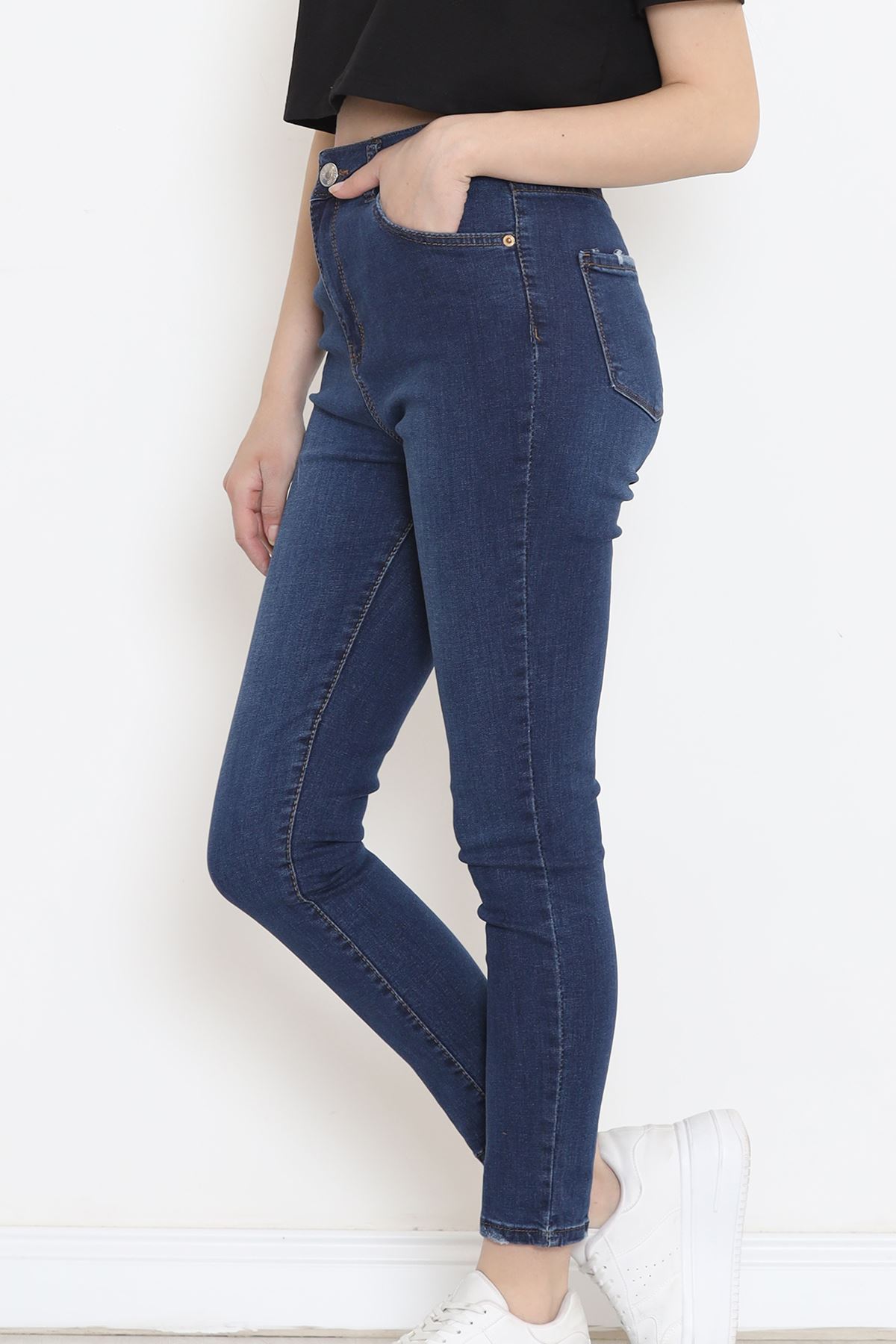 Süper Likra Kot Pantolon Mavi2 - 18200.1431.