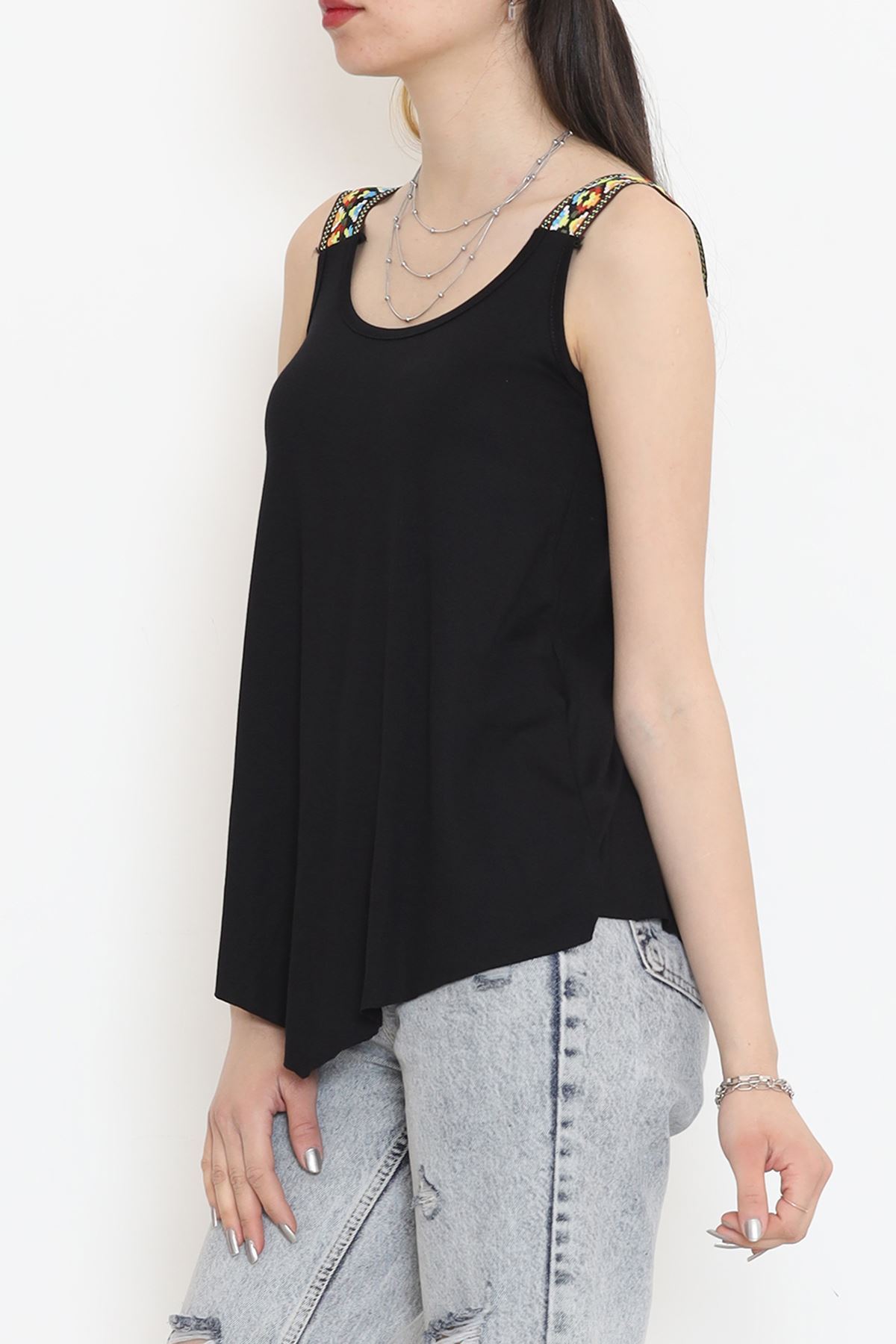 Askılı Atlet Siyah - 18158.599.