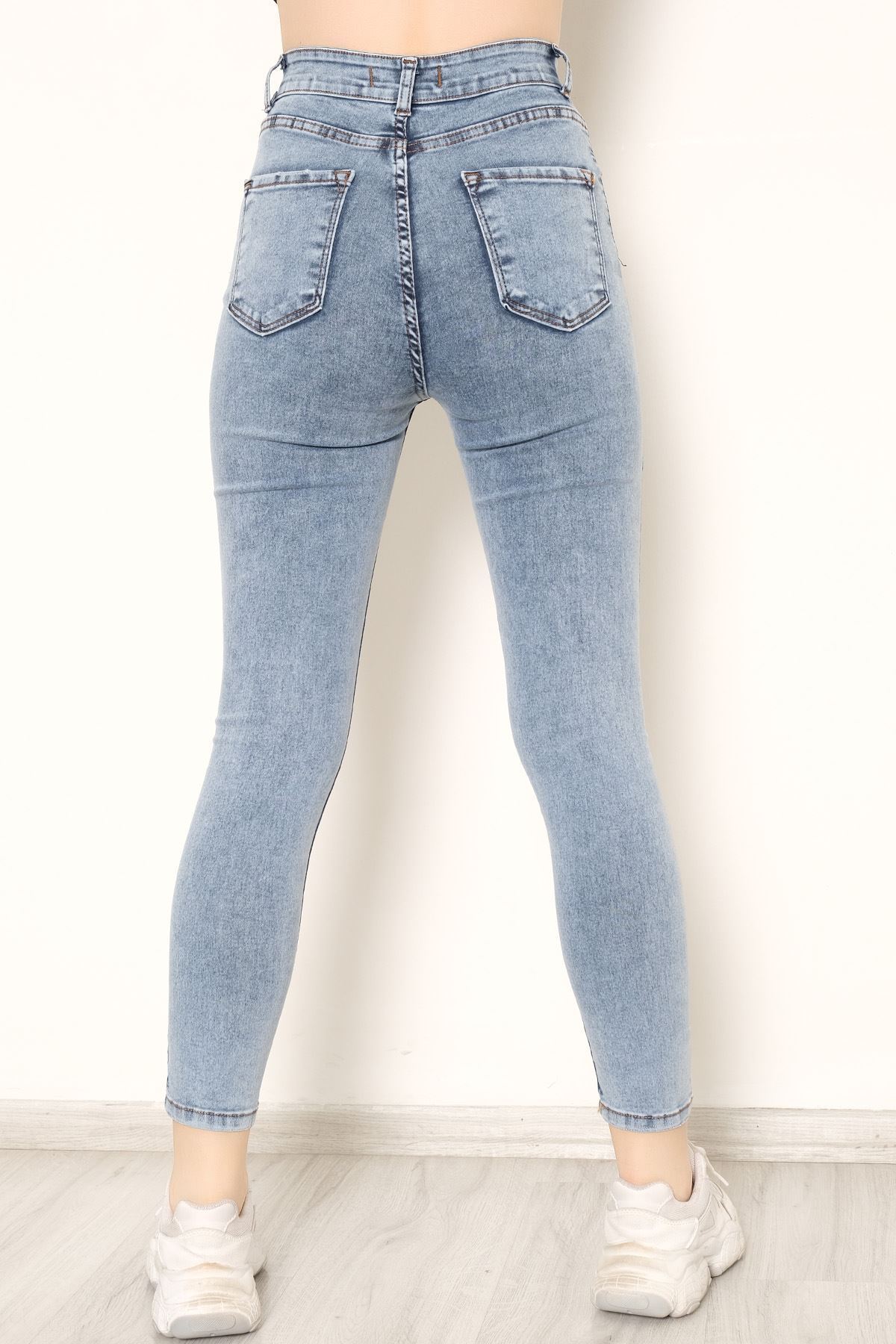 Süper Likra Kot Pantolon Buzmavi4 - 9815.1431.