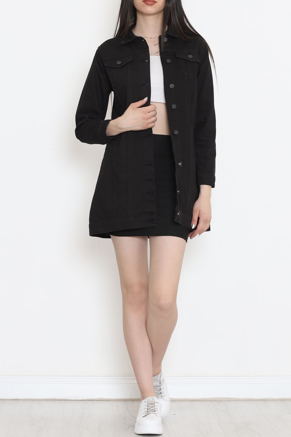 Lazerli Kot Ceket Kahve - 18261.1831.