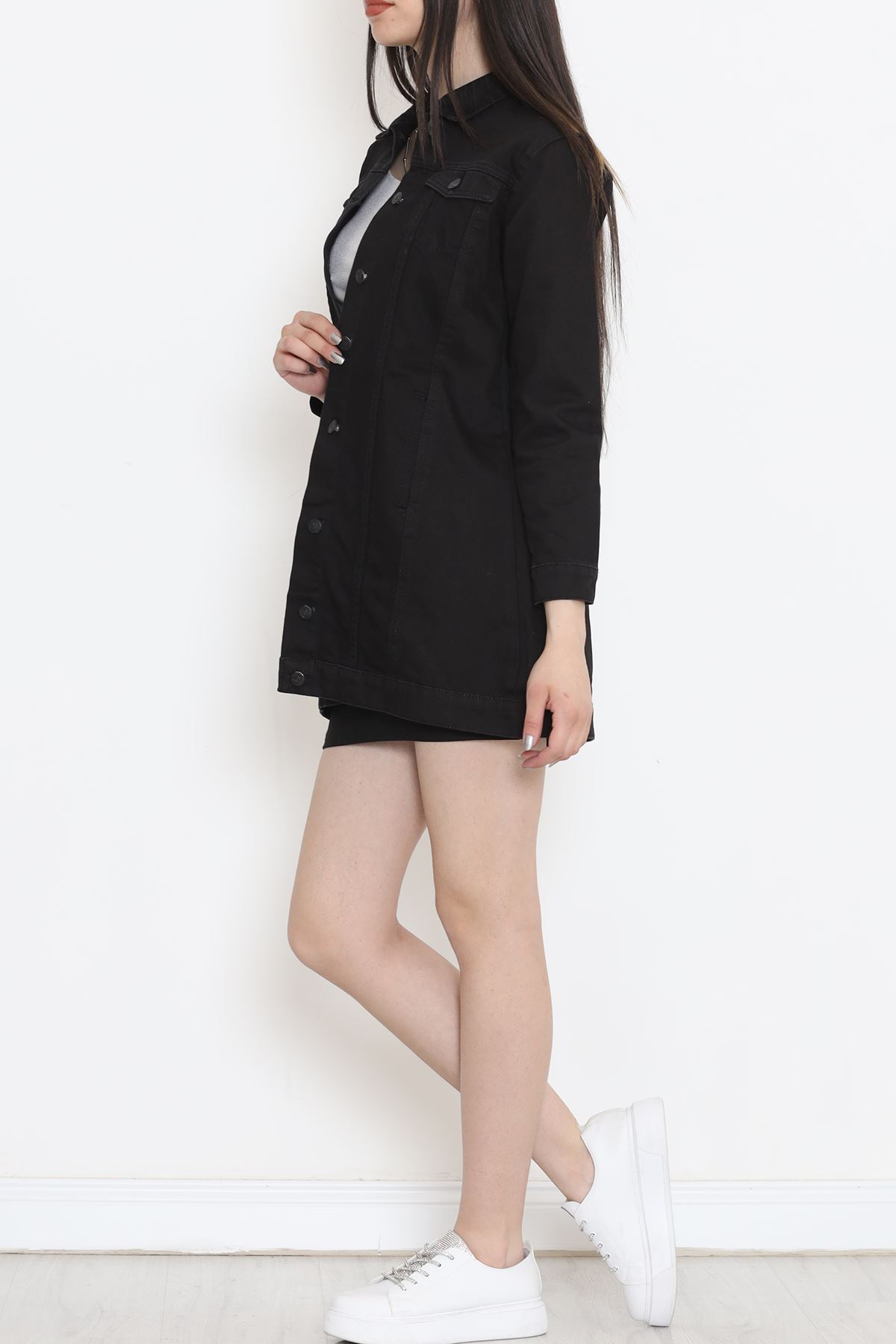 Lazerli Kot Ceket Kahve - 18261.1831.