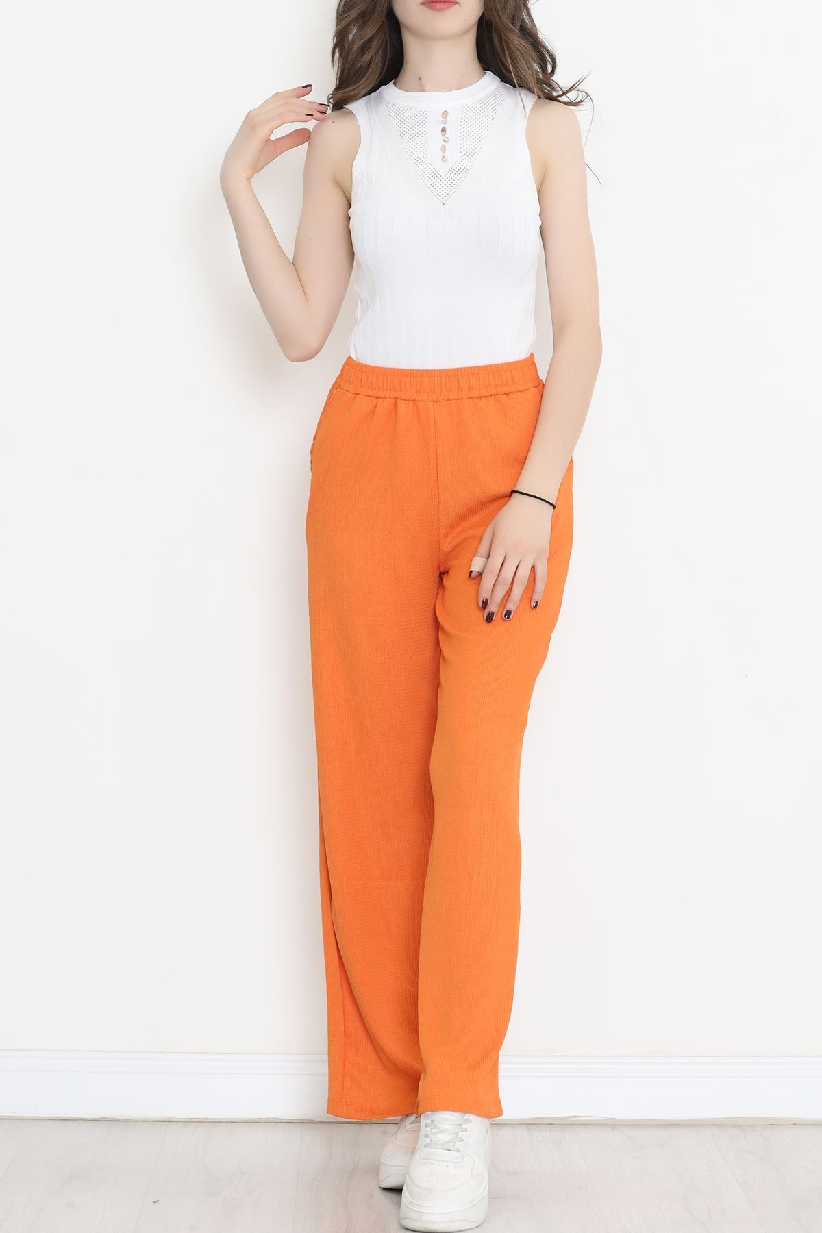 Taş Detay Triko Atlet Ekru - 958.1019.