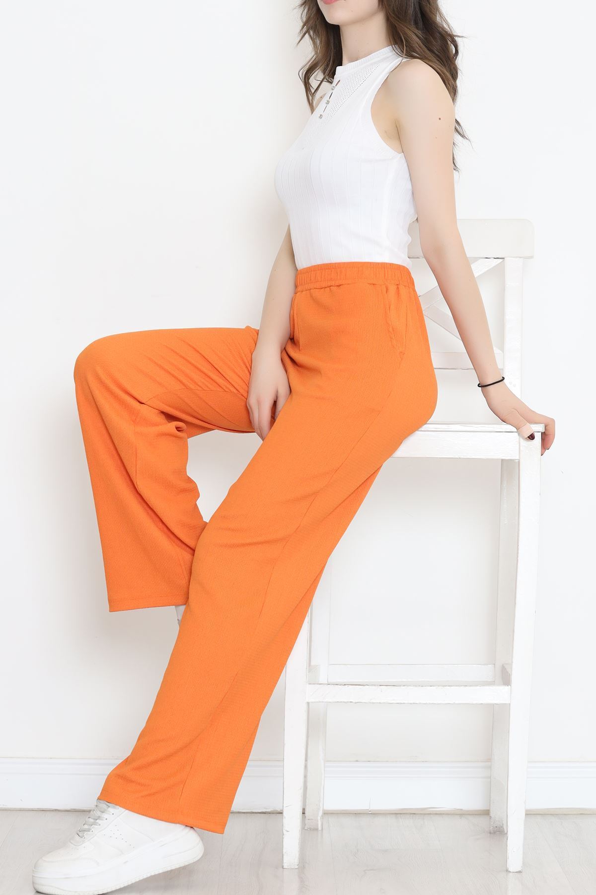 Taş Detay Triko Atlet Ekru - 958.1019.