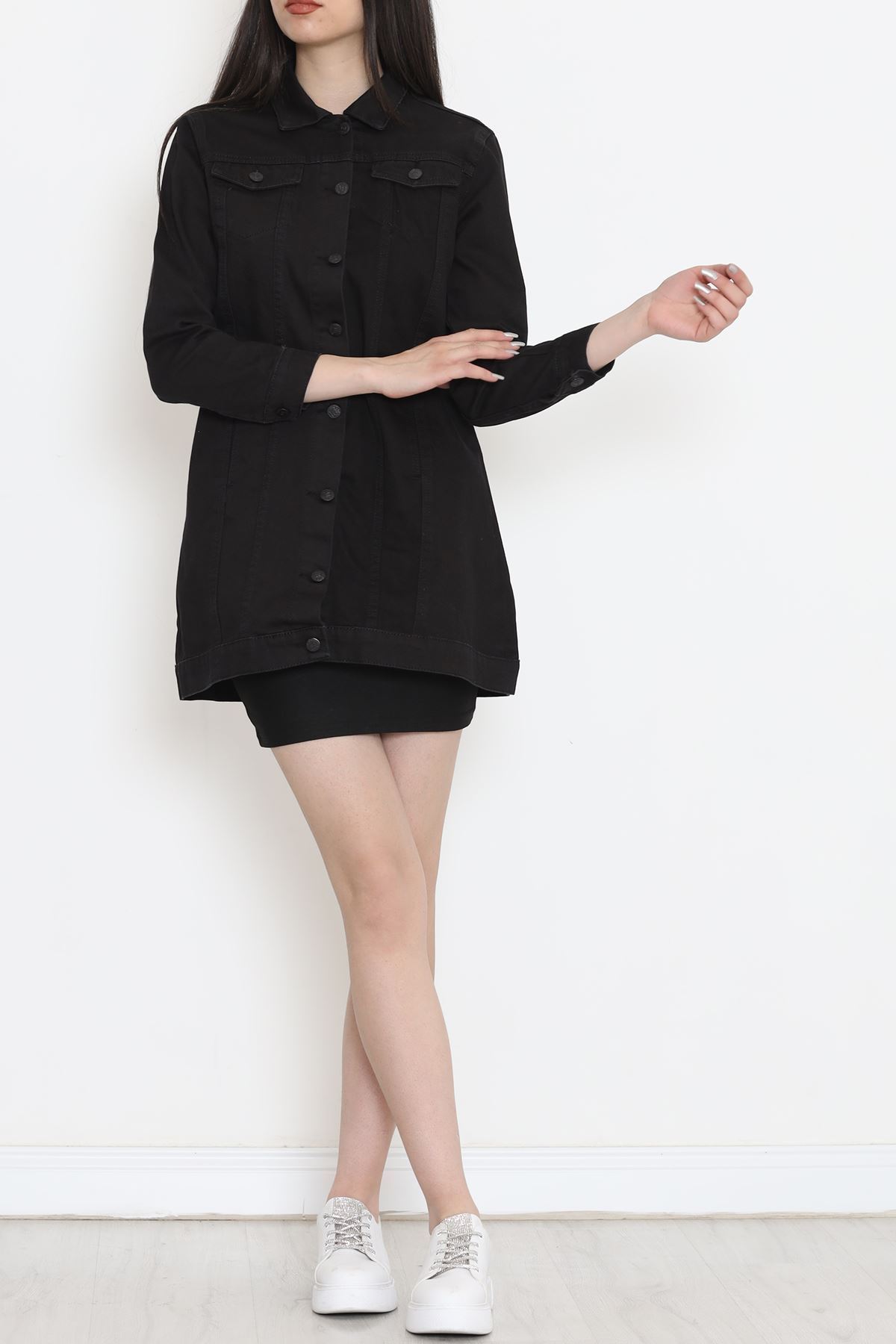 Lazerli Kot Ceket Kahve - 18261.1831.