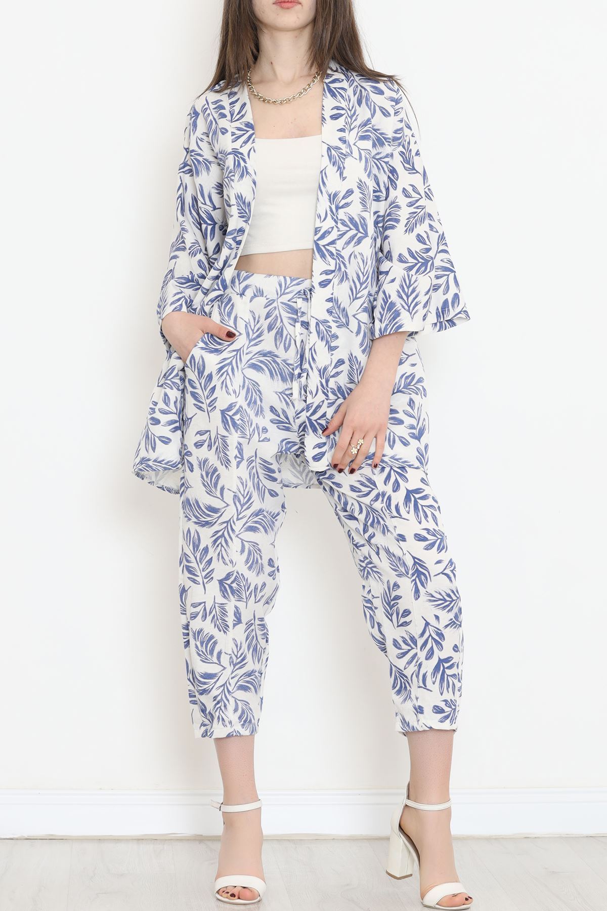 Kimono Takım Saks - 152342.701.