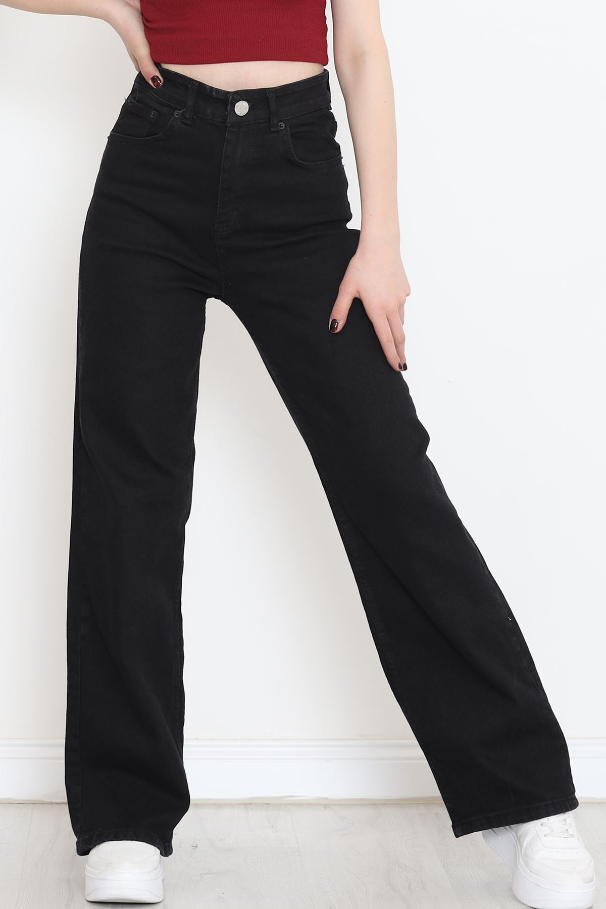 Palazzo Kot Pantolon Siyah1 - 12560.1431.