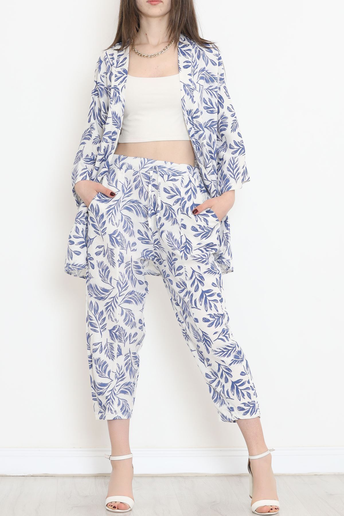 Kimono Takım Saks - 152342.701.