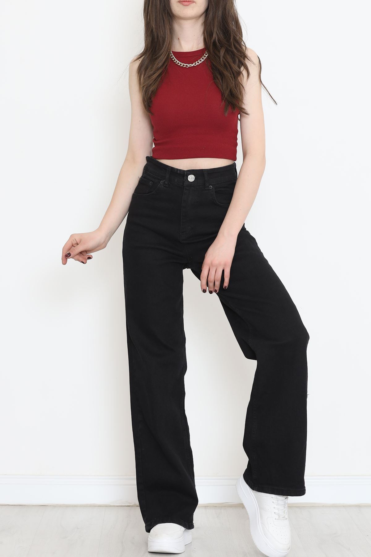 Palazzo Kot Pantolon Siyah1 - 12560.1431.