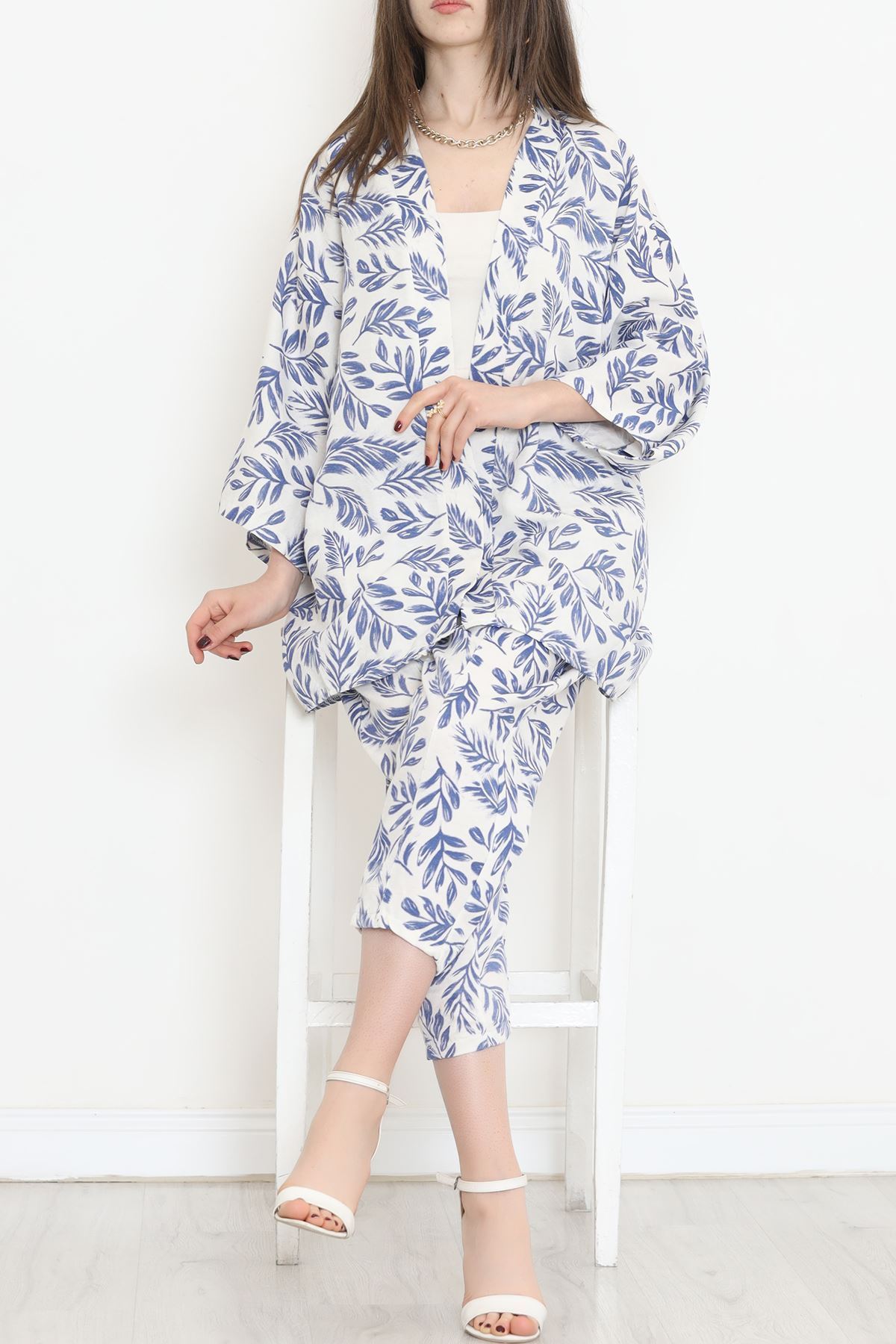 Kimono Takım Saks - 152342.701.