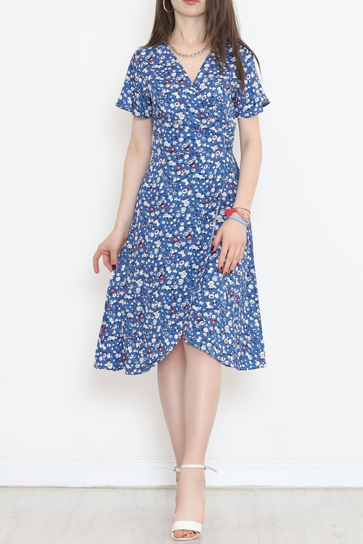 Kimono Elbise Mavi - 152341.701.