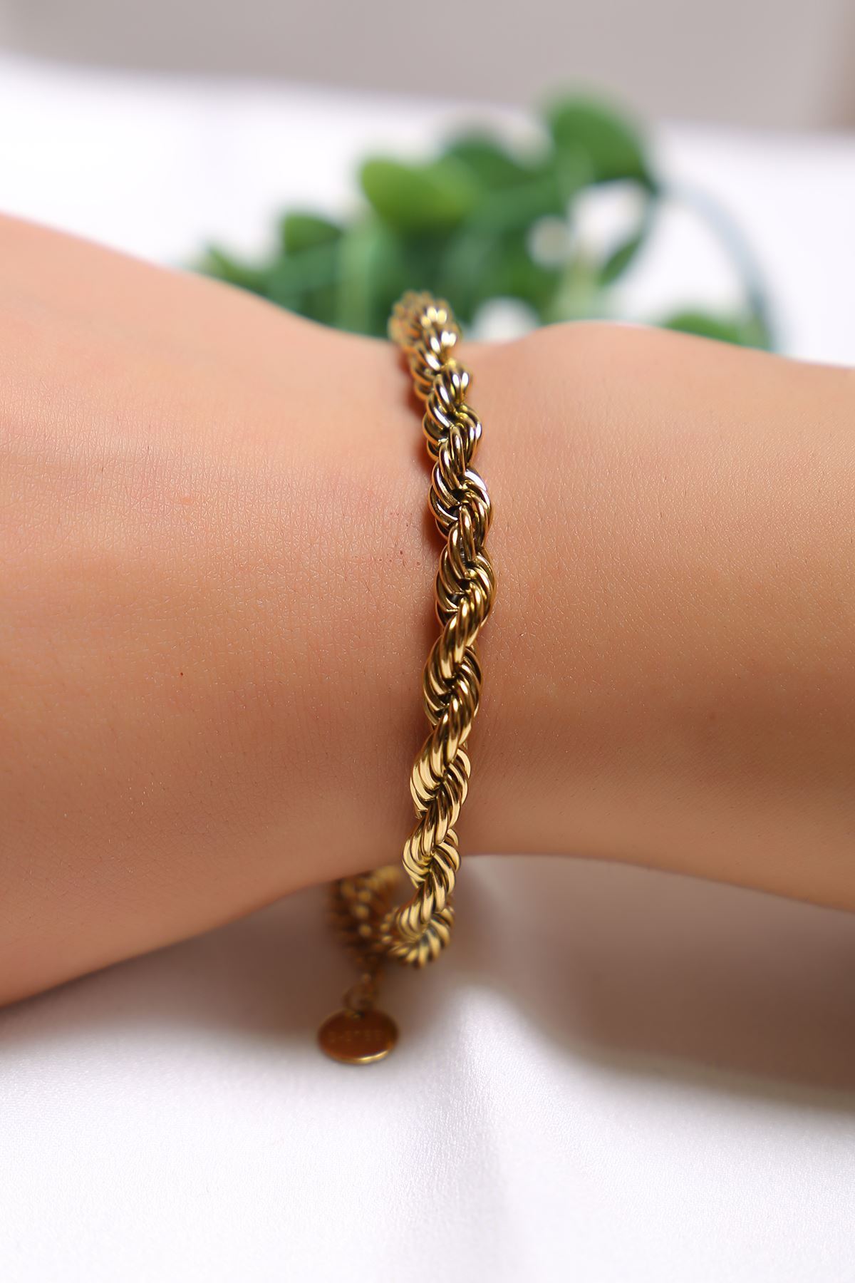 Çelik Bileklik Gold - 17707.1804.